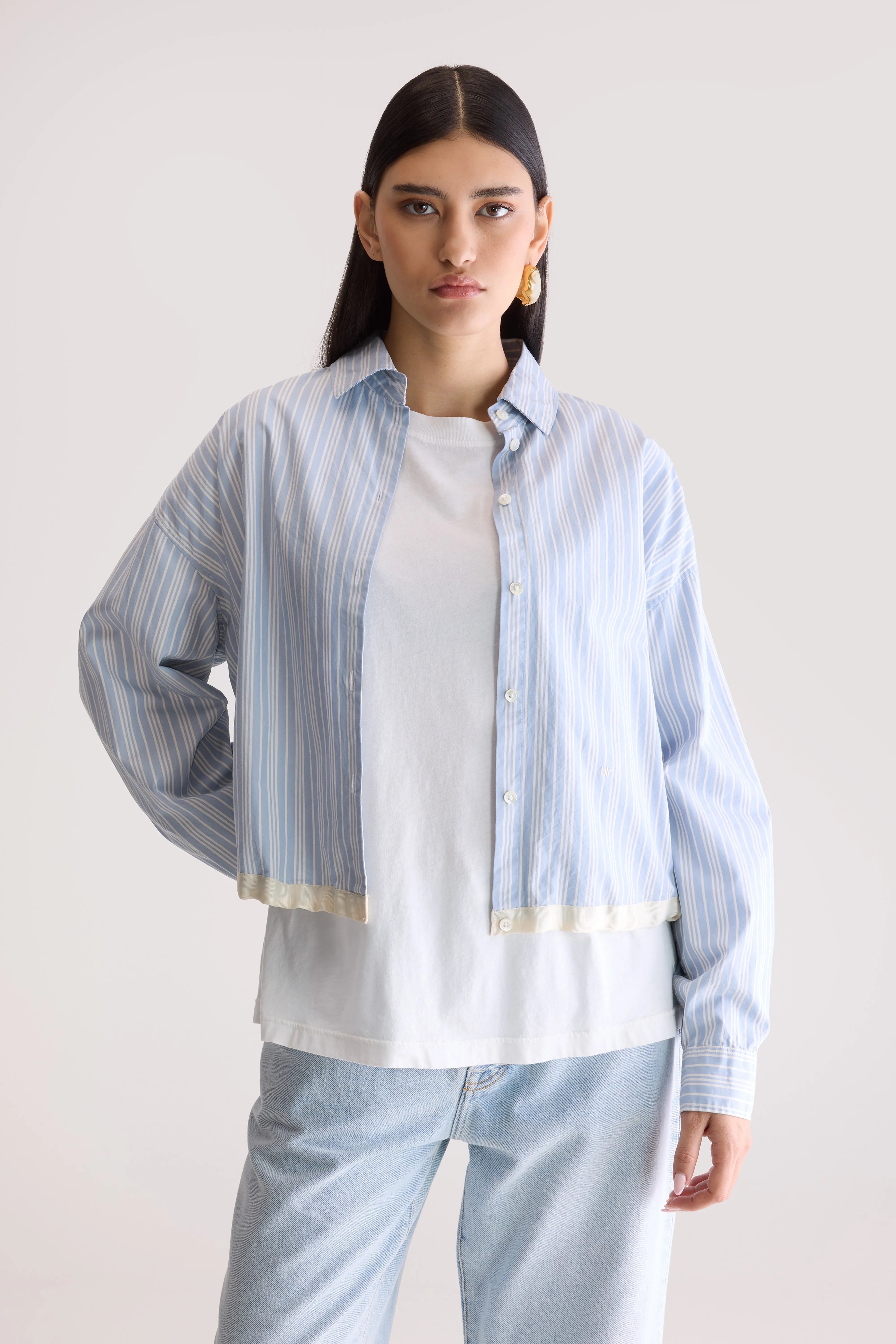 Glow Adjustable Shirt - Stripe a For Women | Bellerose