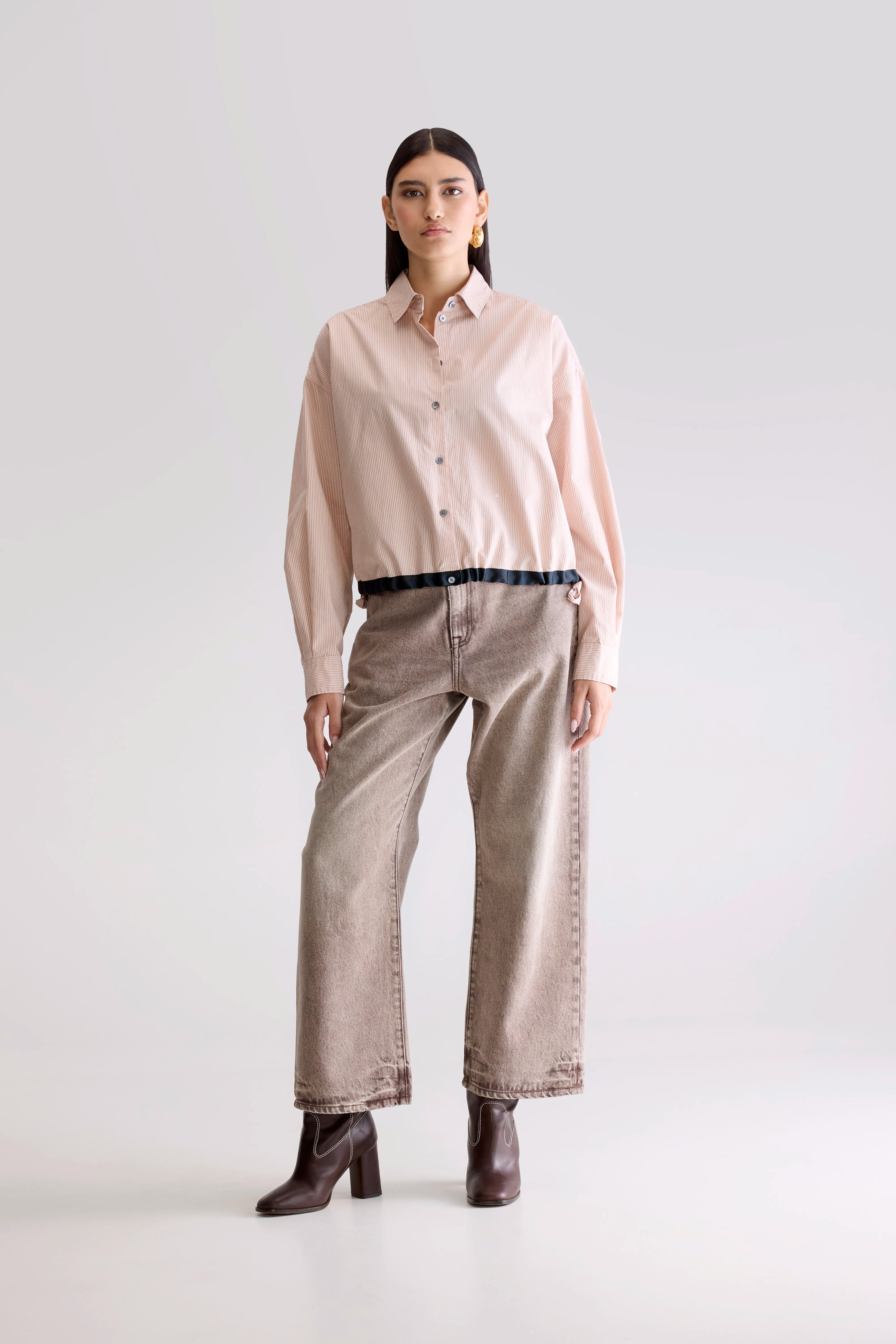 Glow adjustable shirt (252 / W / STRIPE V)