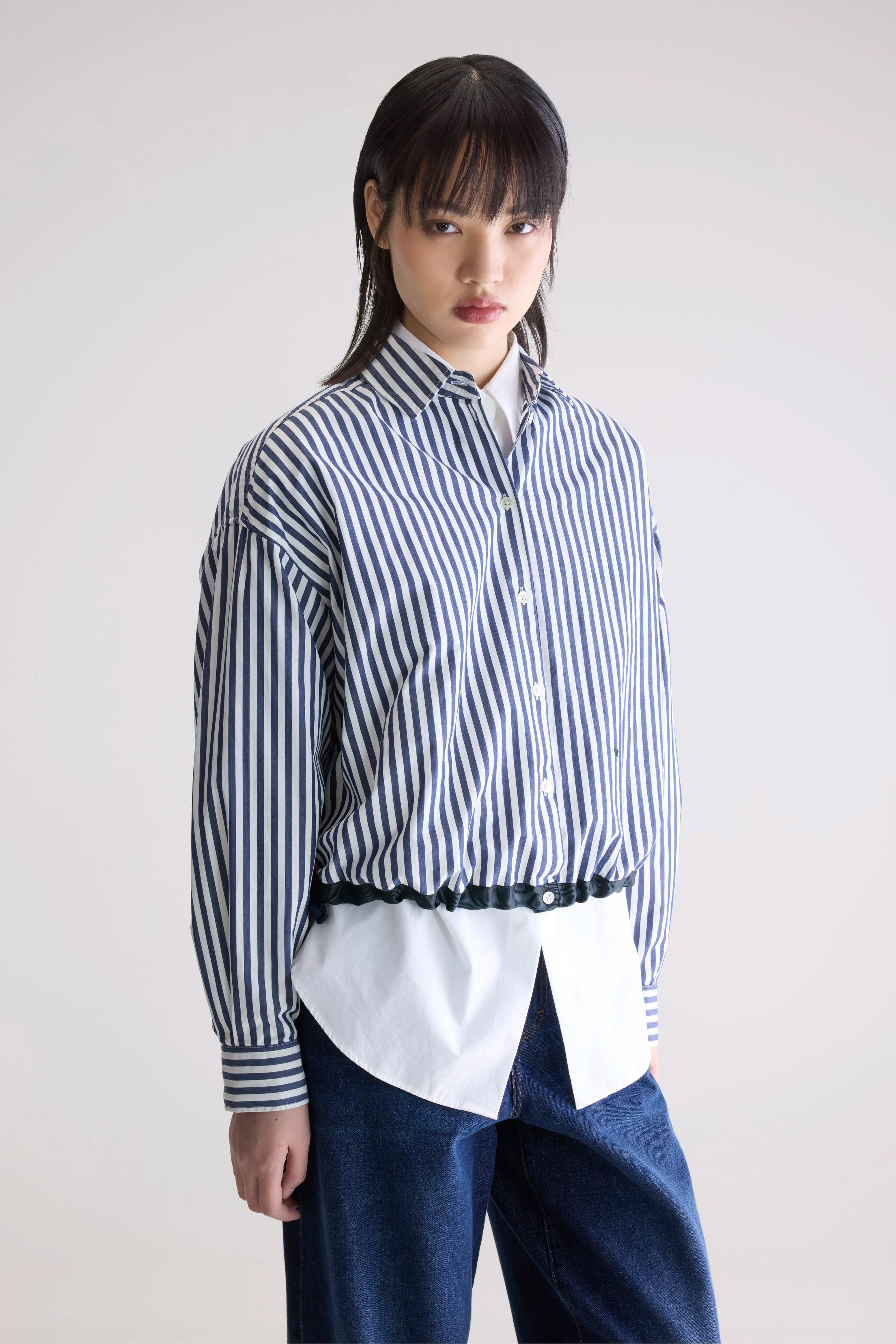 Chemise Ajustable Glow - Stripe z Pour Femme | Bellerose