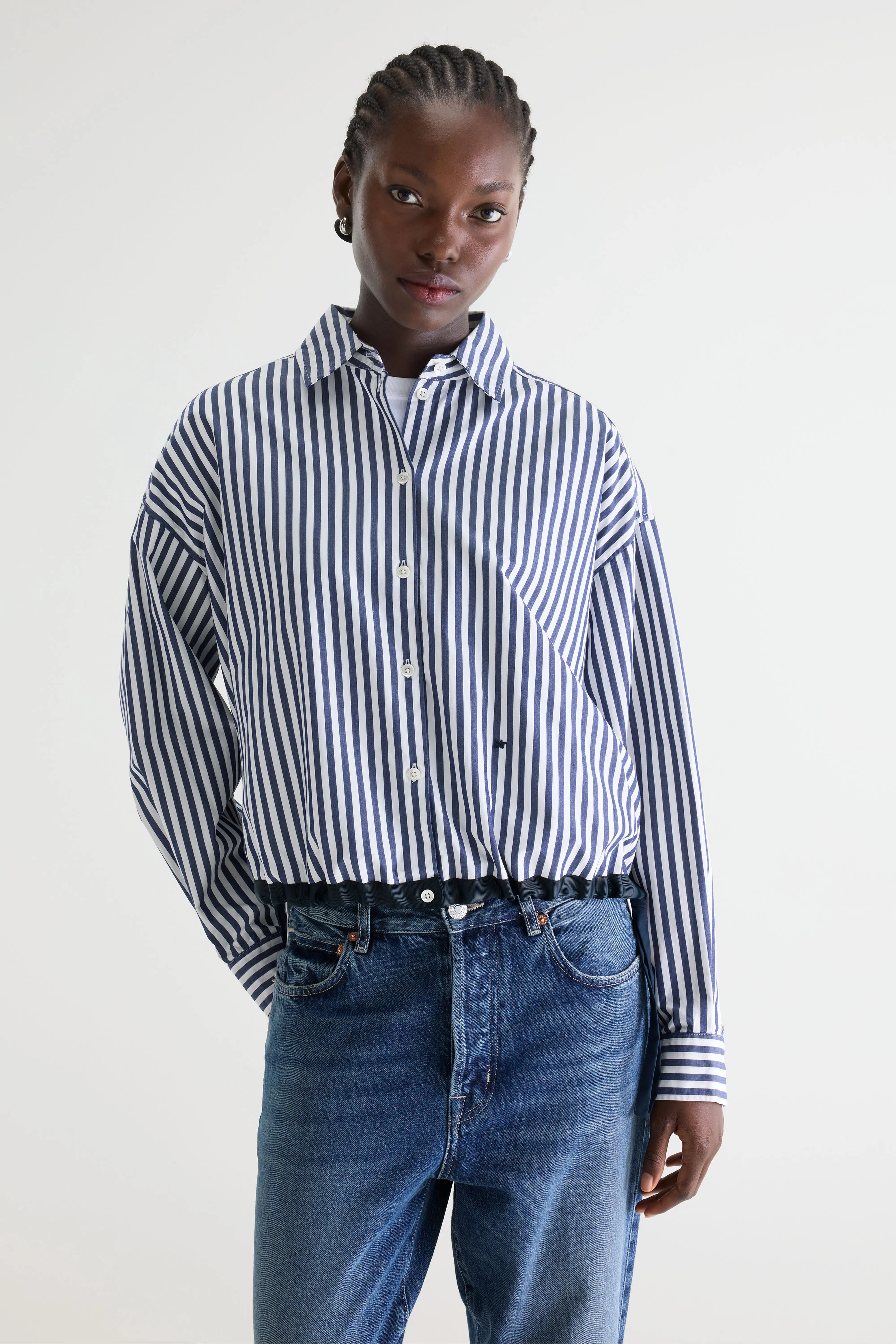 Glow verstelbaar hemd (252 / W / STRIPE Z)
