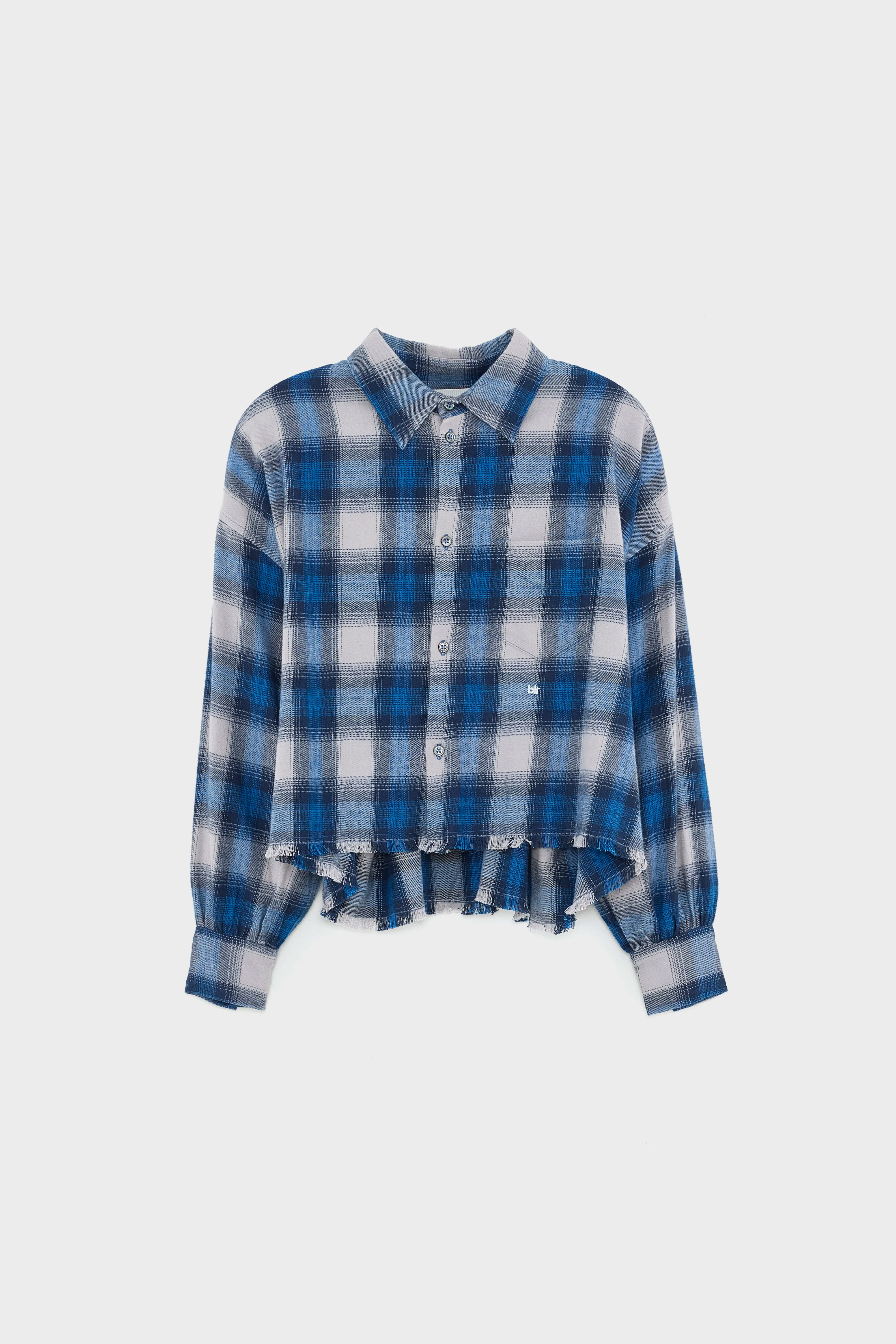 Kraft relaxed cropped hemd (252 / W / CHECK A)