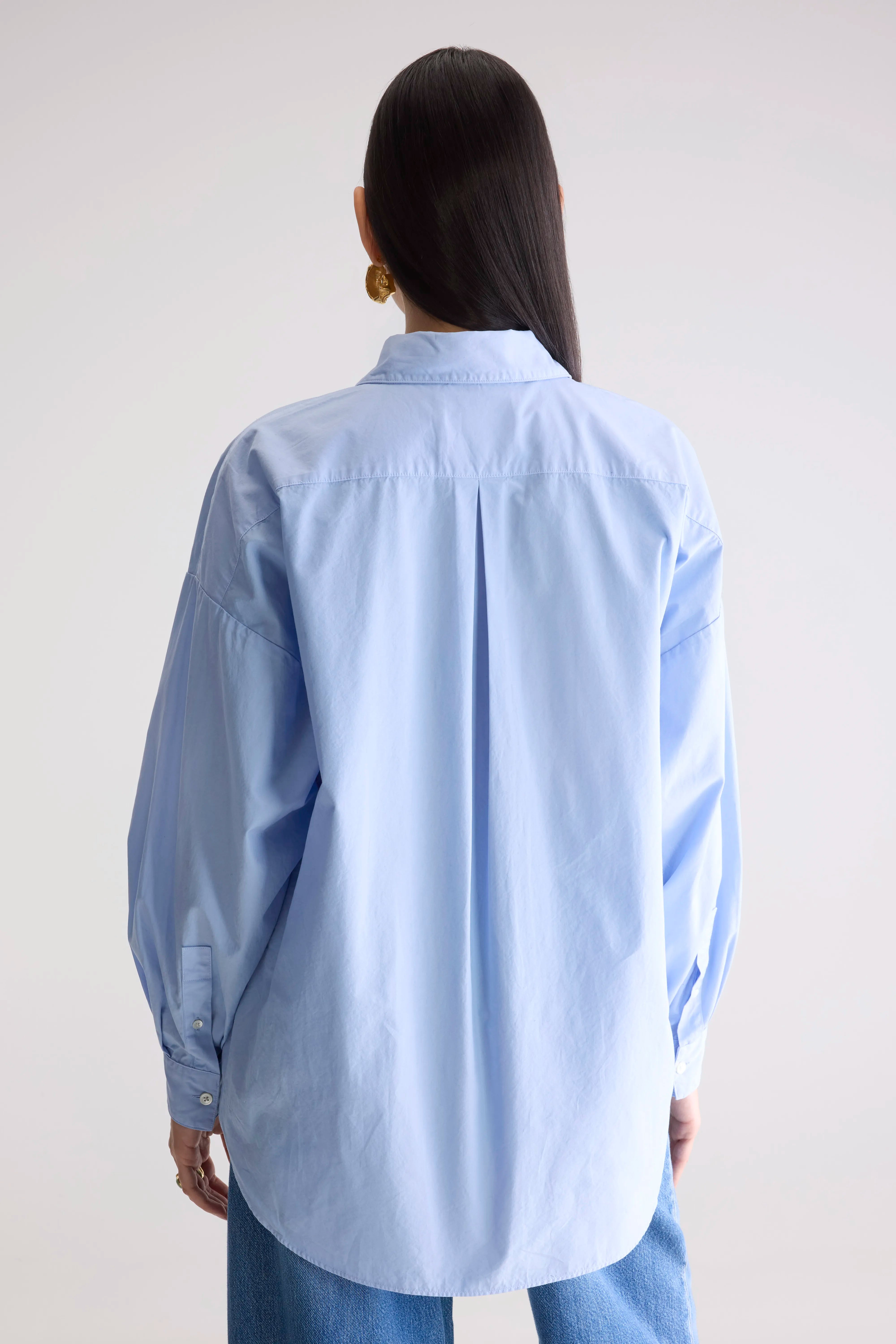 Giorgia Poplin Shirt - Sky For Women | Bellerose