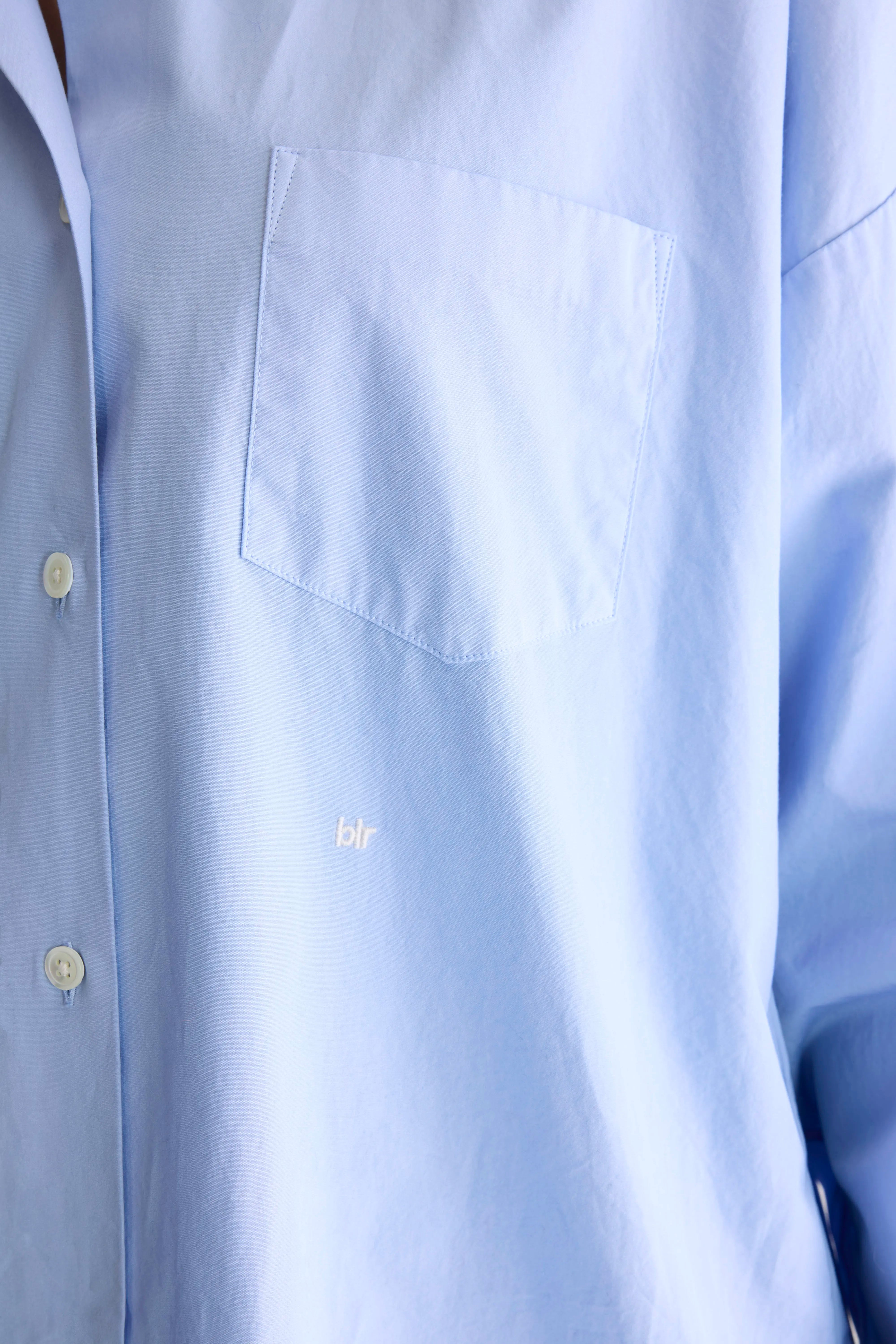 Giorgia Poplin Shirt - Sky For Women | Bellerose