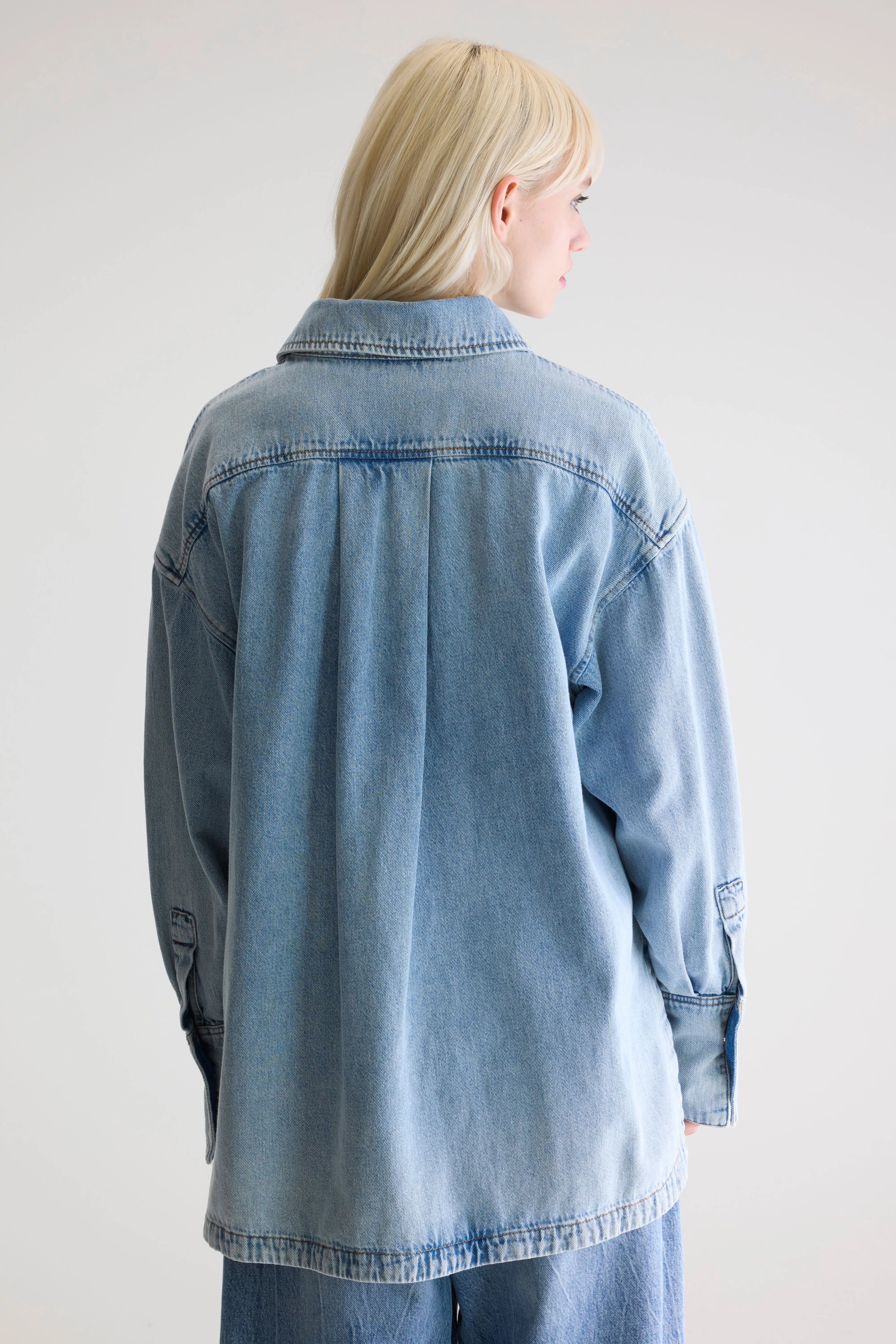 Glory denim overhemd (252 / W / LT BLUE BLEACH)