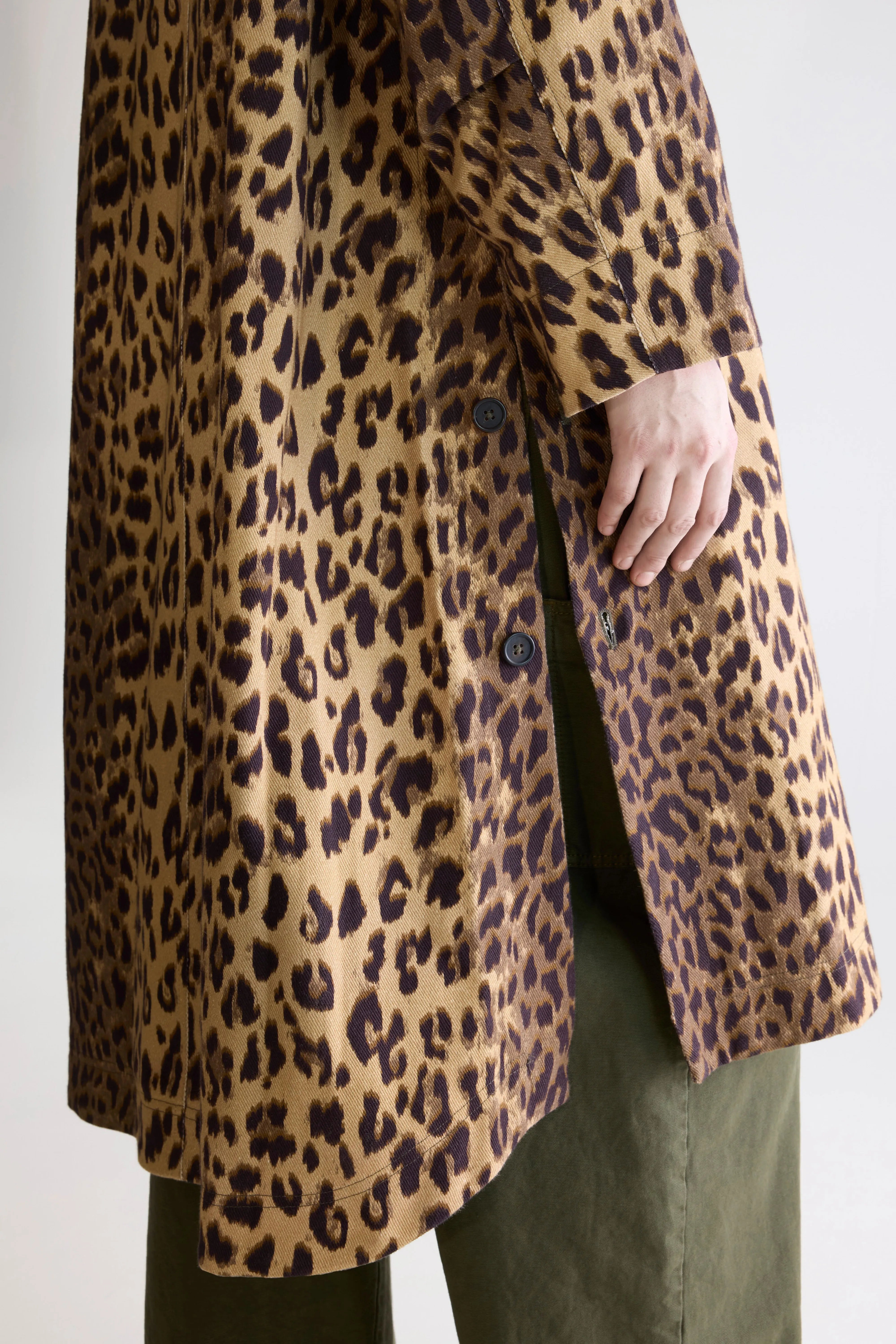 Juttac luipaardprint trench (252 / W / COMBO D)