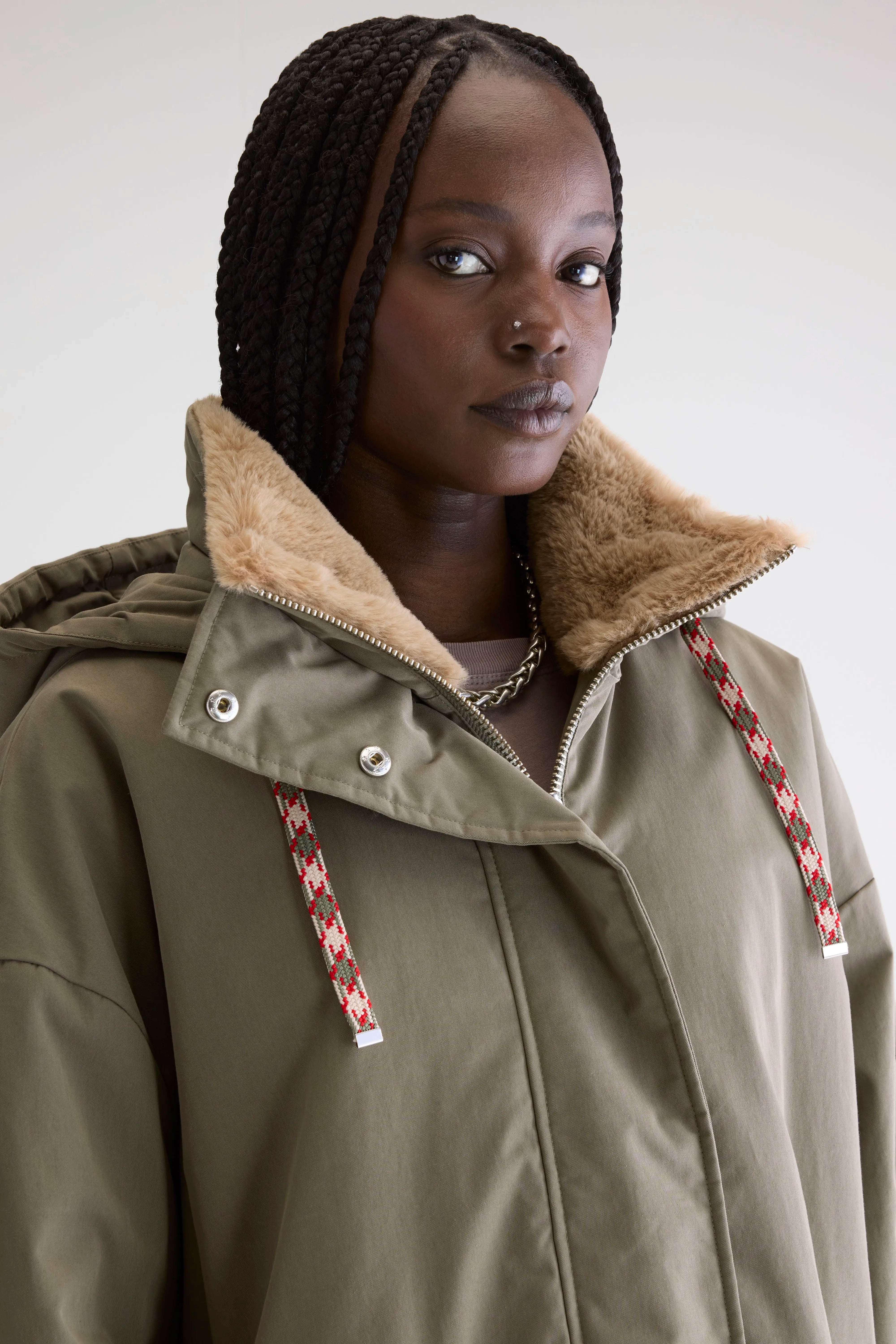 Jade Duffle Parka - Dust For Women | Bellerose
