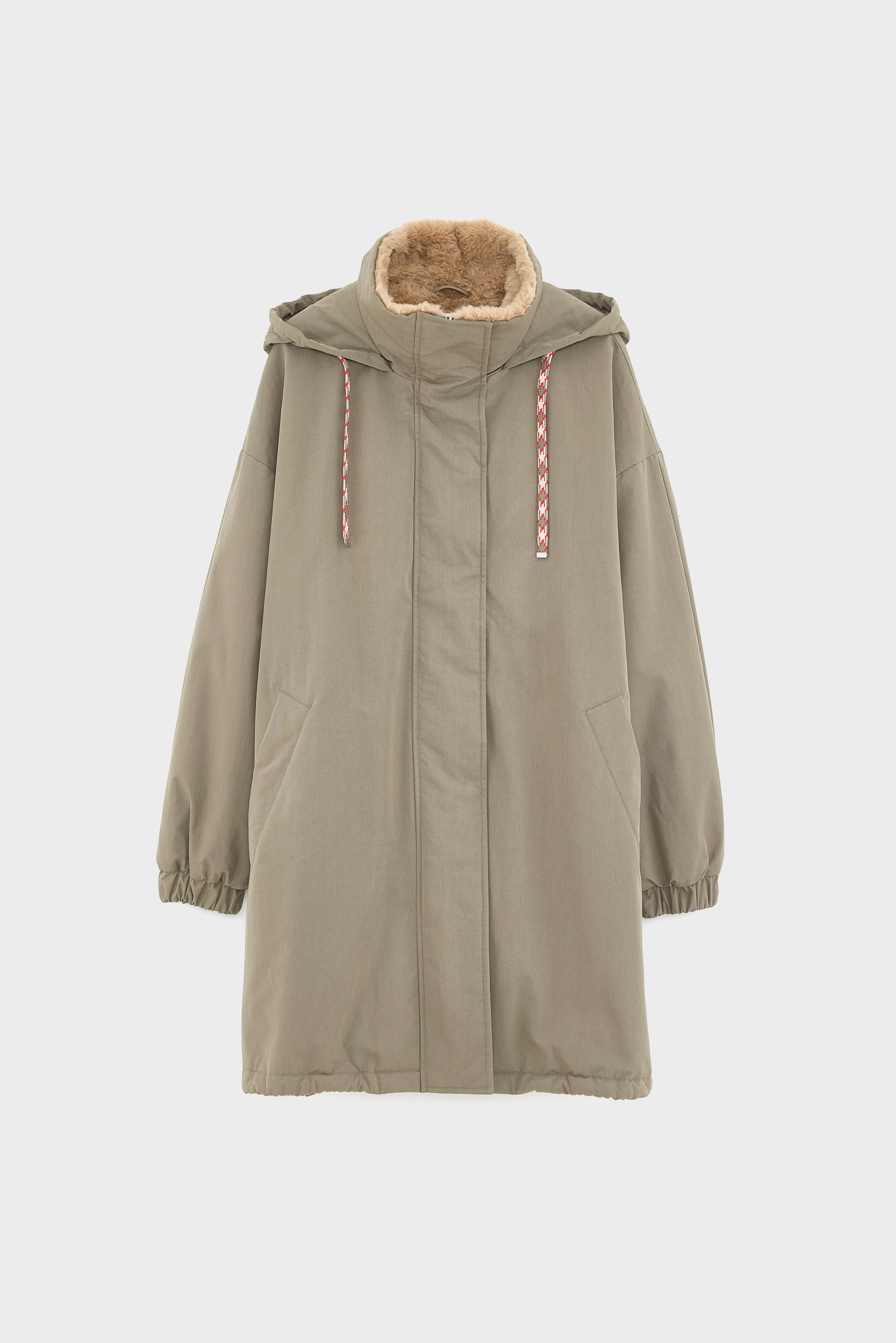 Jade grijze duffel parka (252 / W / DUST)