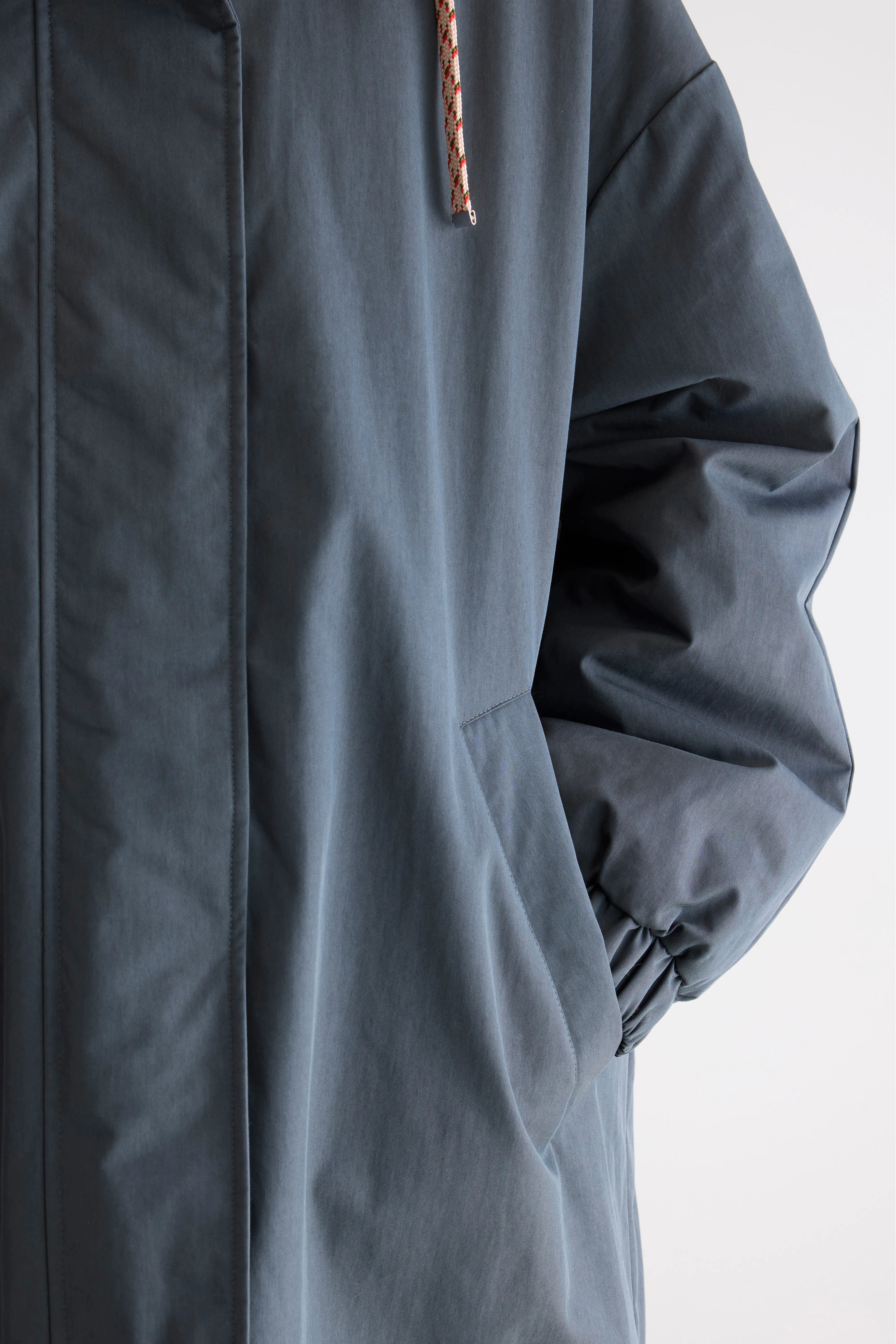 Jade blauwgrijze duffel parka (252 / W / PIRATE)