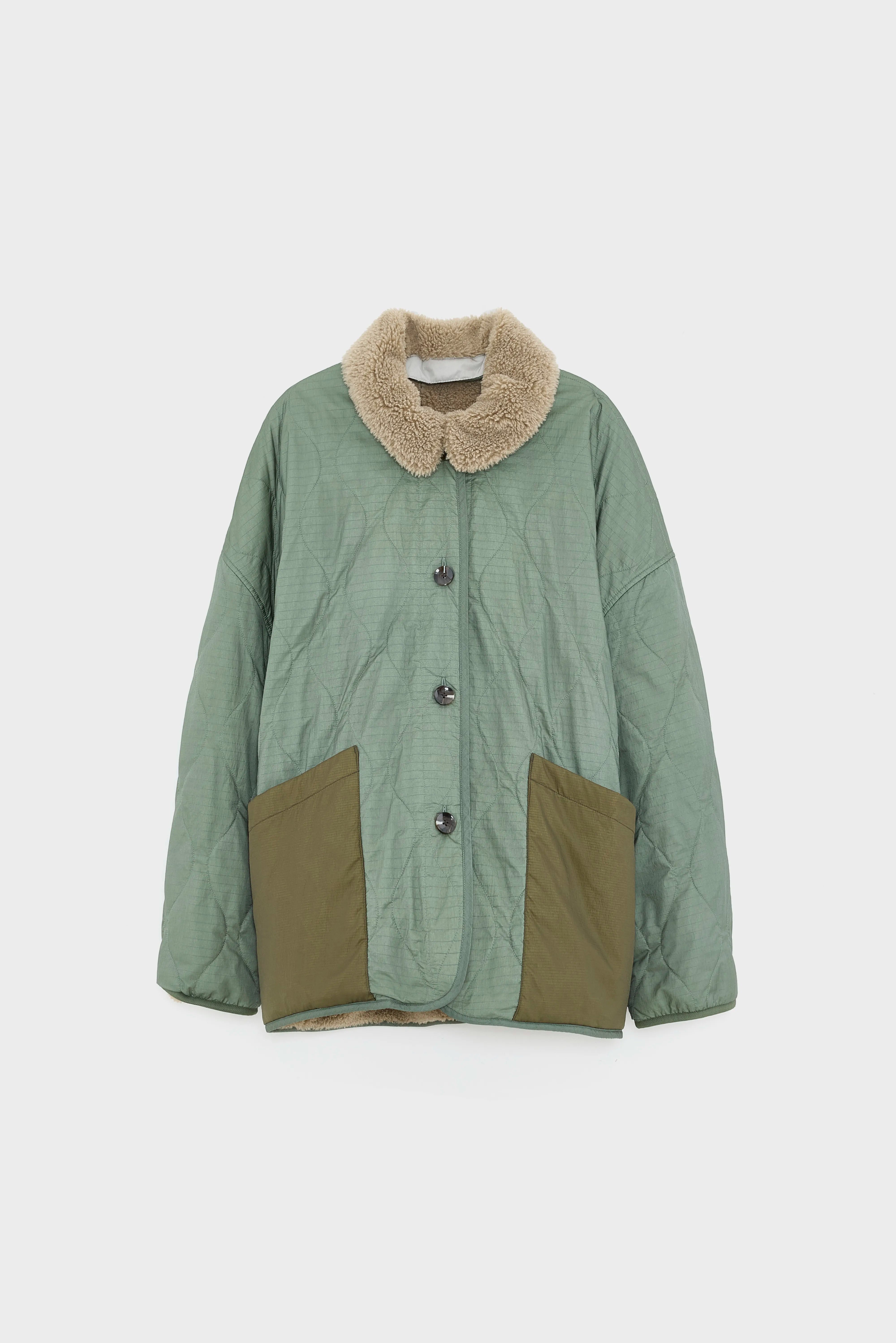 Hampton teddy jas (252 / W / EUCALYPTUS)