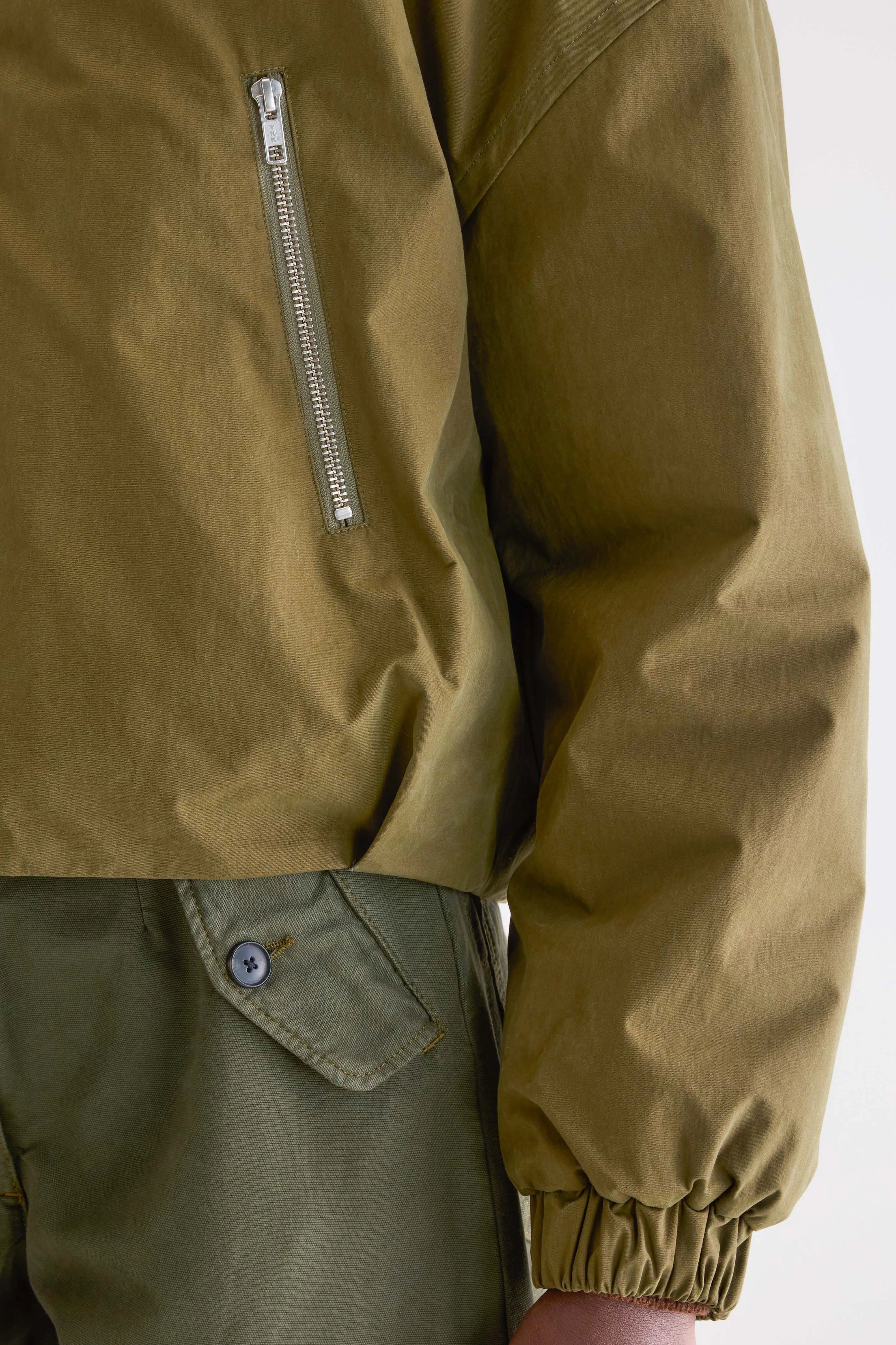 Herna cropped jas (252 / W / MILITARY)