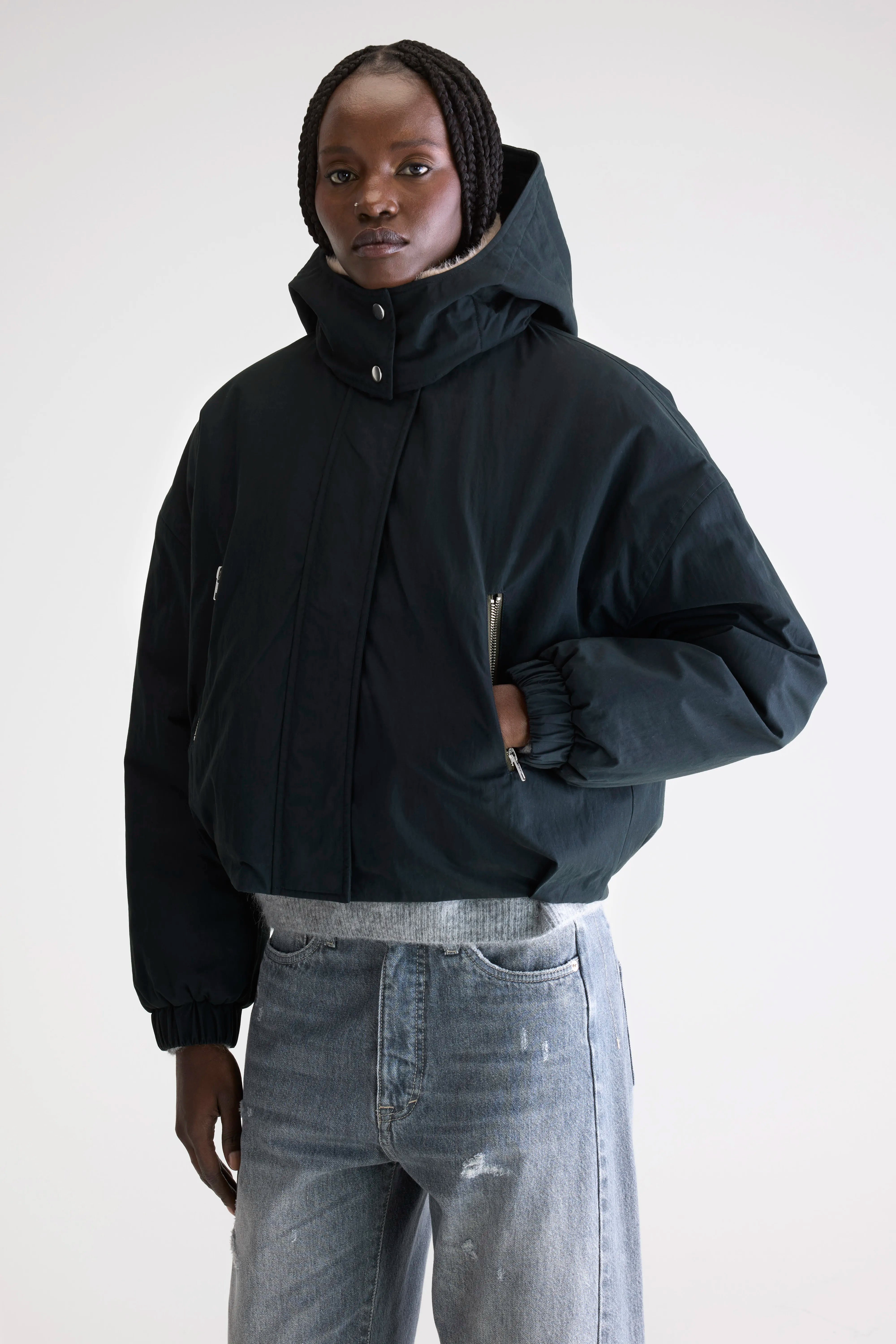 Veste Bomber Herna - Black beauty Pour Femme | Bellerose