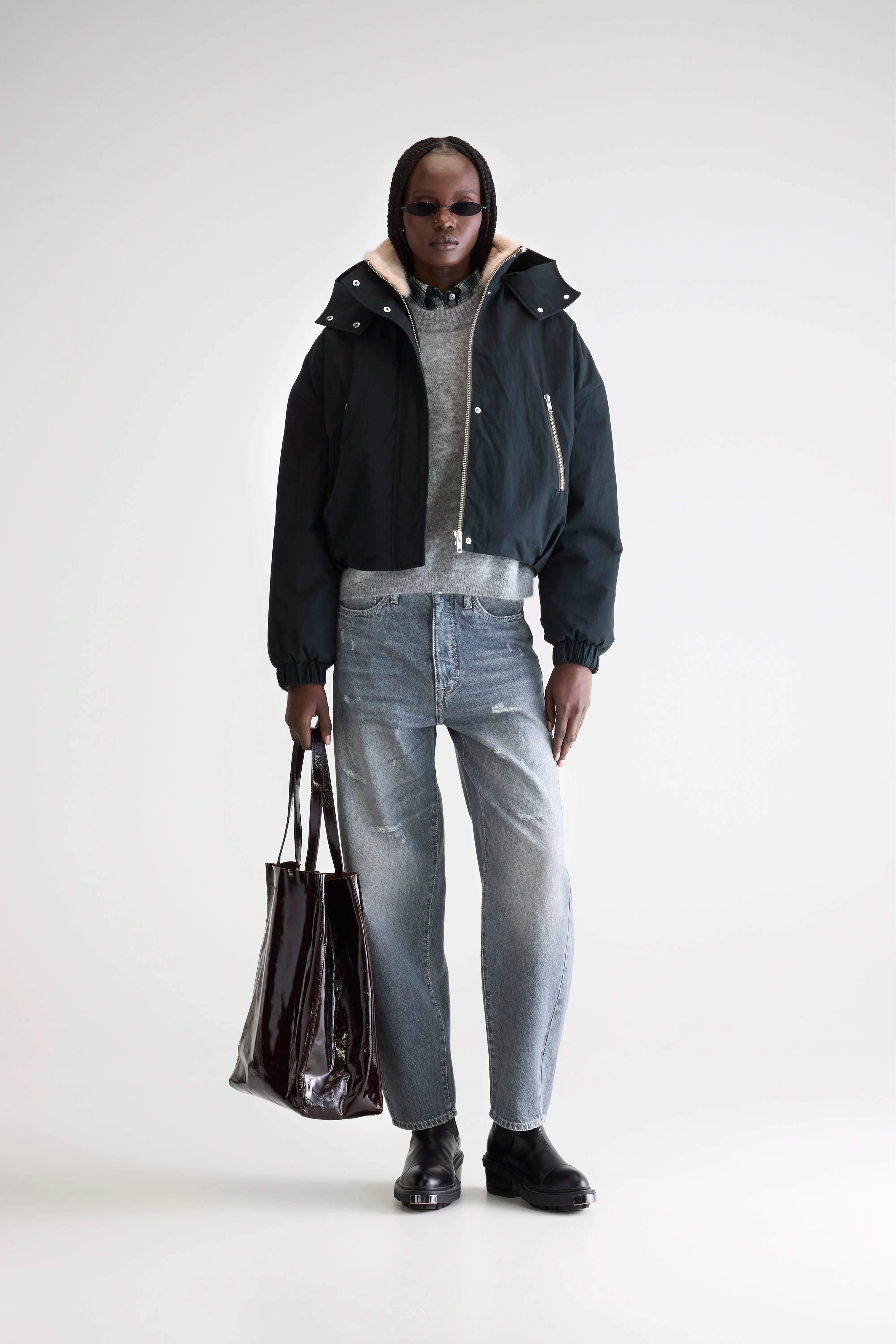 Veste Bomber Herna - Black beauty Pour Femme | Bellerose