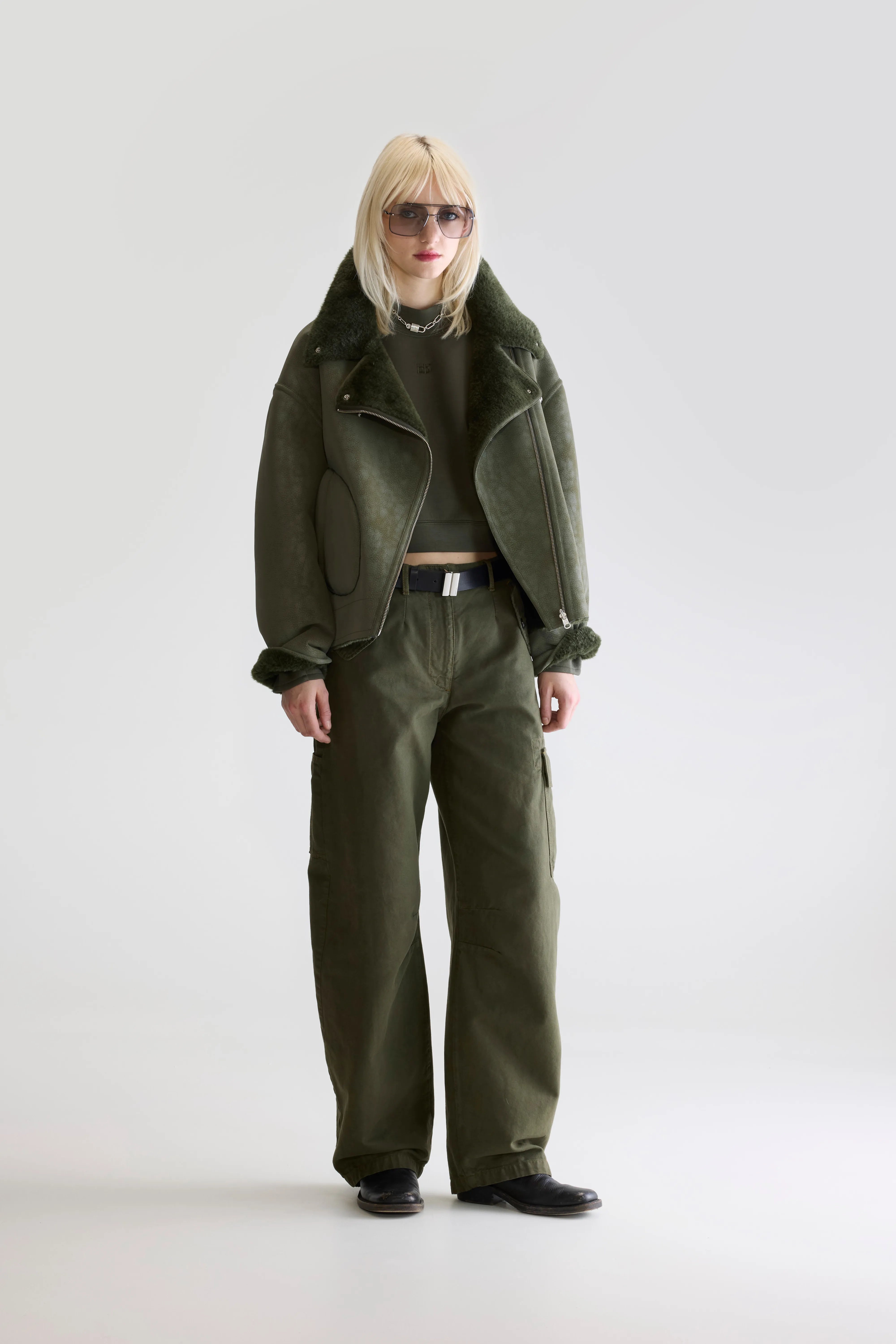 Hedwee biker jas (252 / W / FOREST)