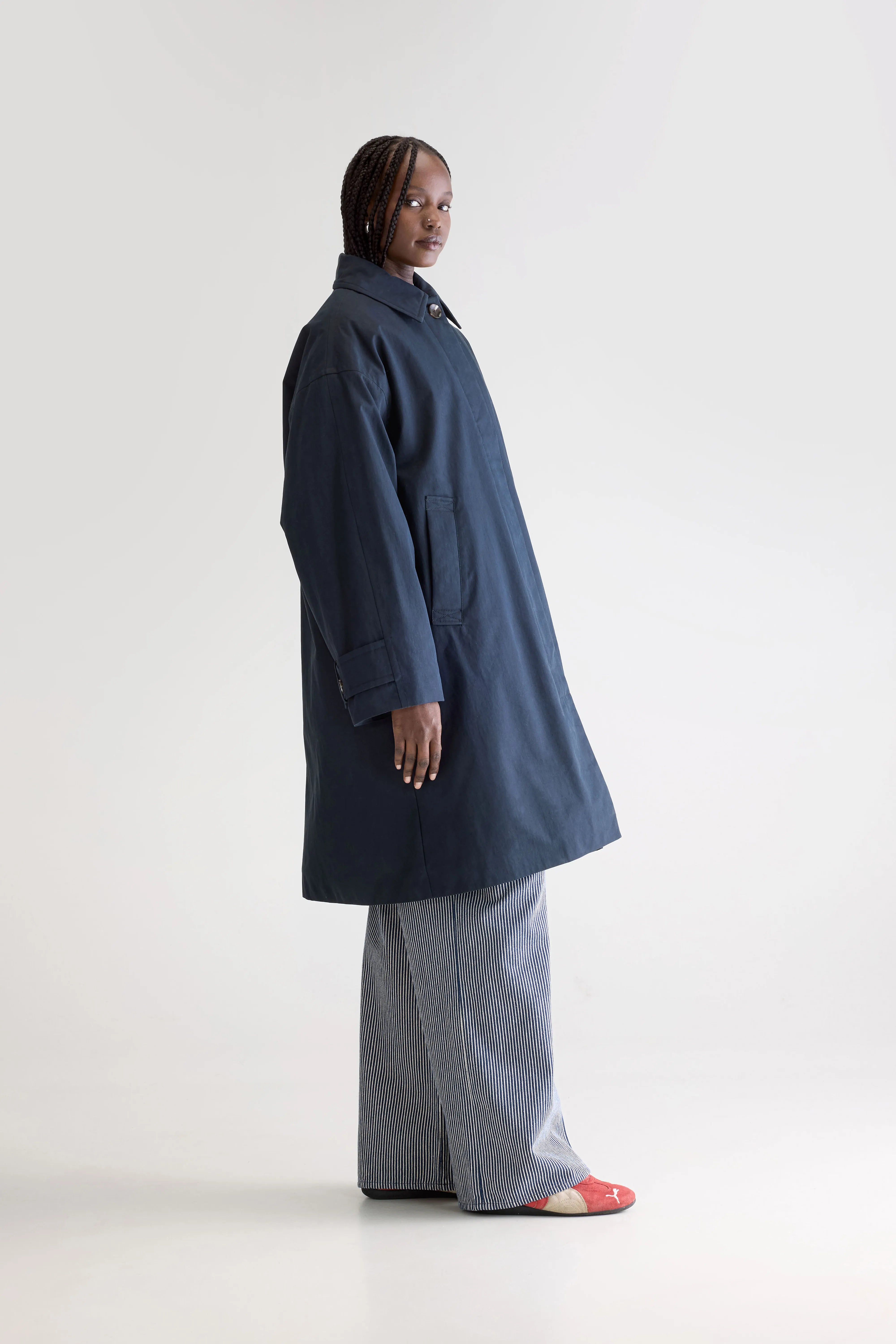Hestia trenchcoat (252 / W / NAVY)