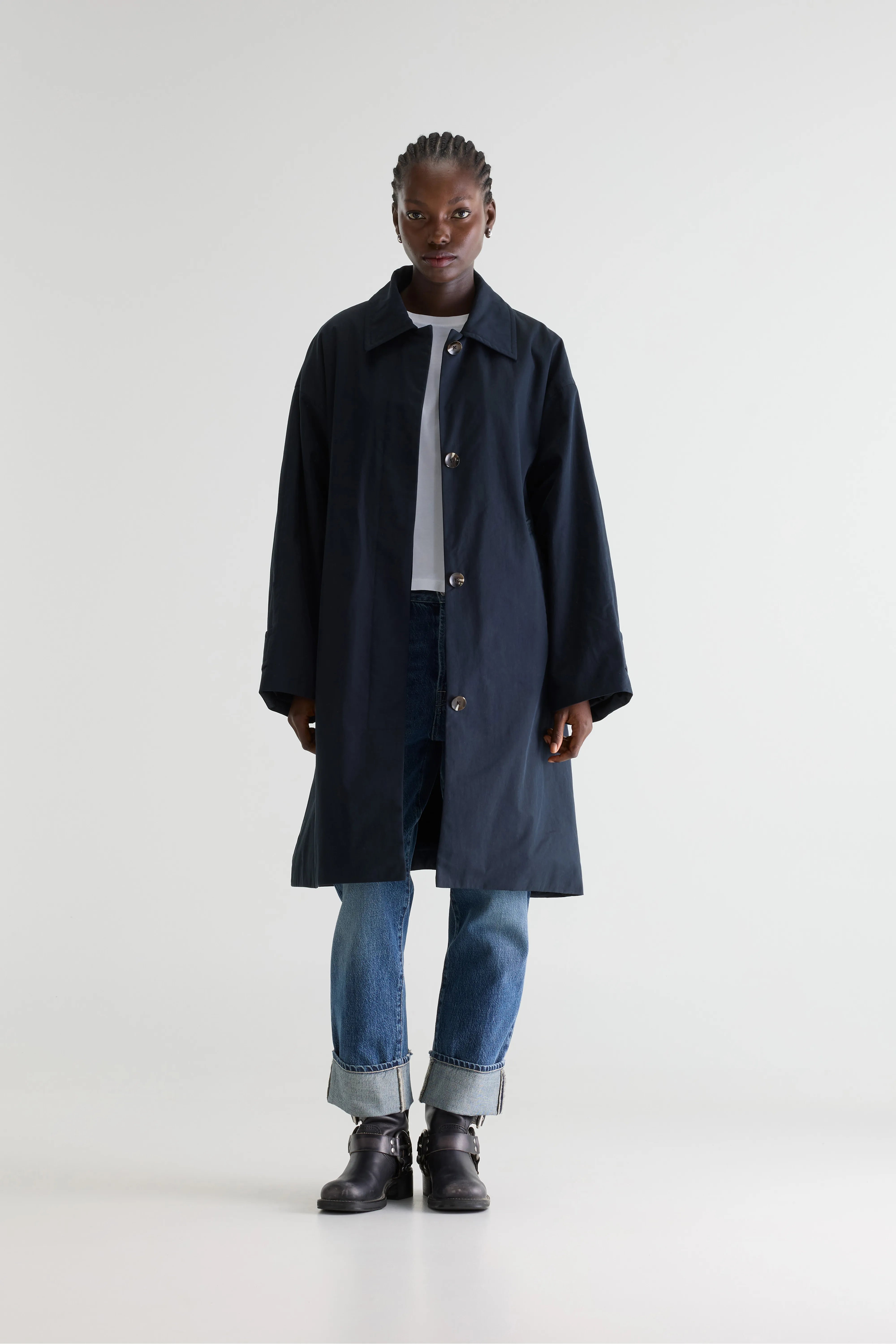 Hestia Trenchcoat - Navy Voor Dames | Bellerose