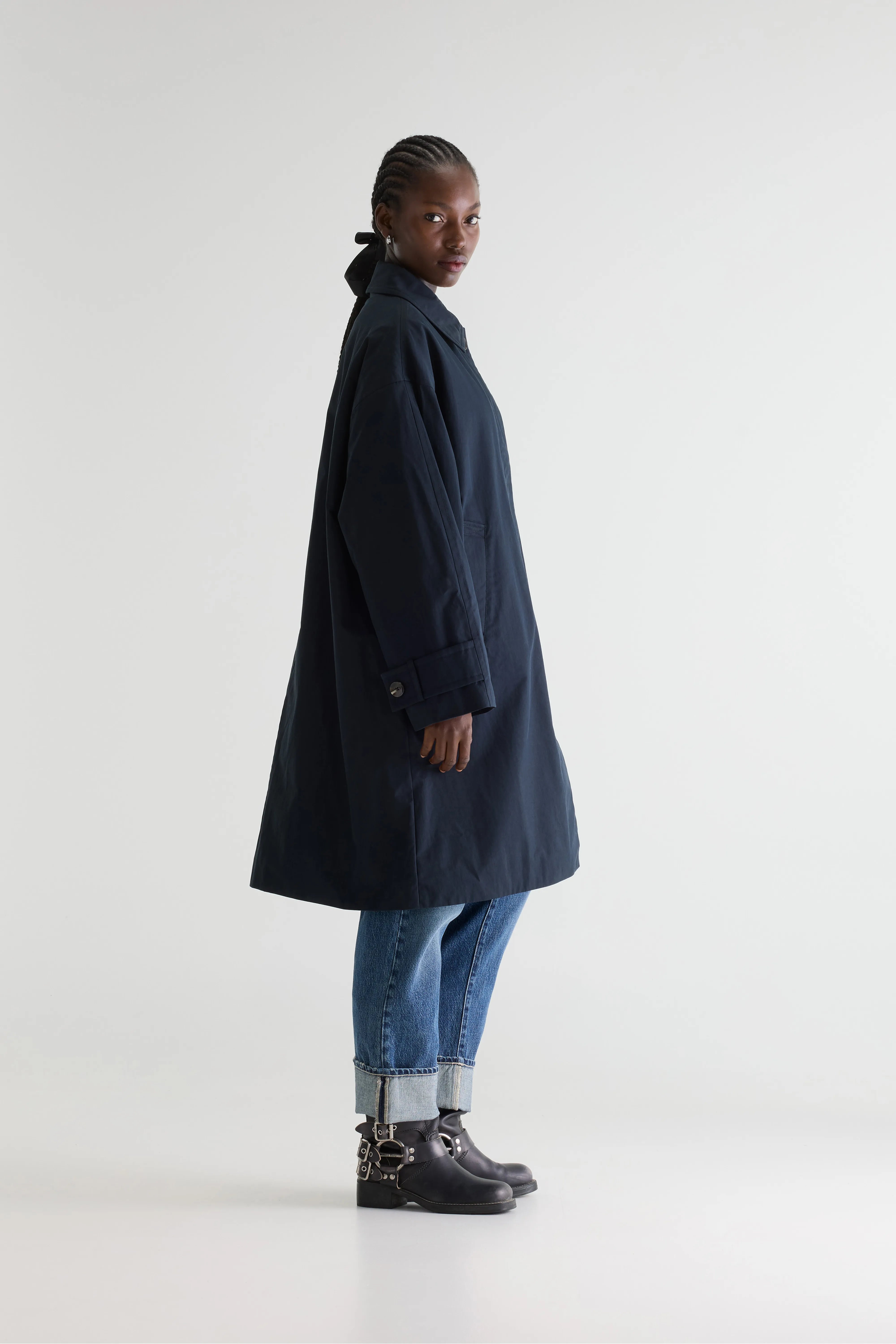 Hestia Trenchcoat - Navy Voor Dames | Bellerose