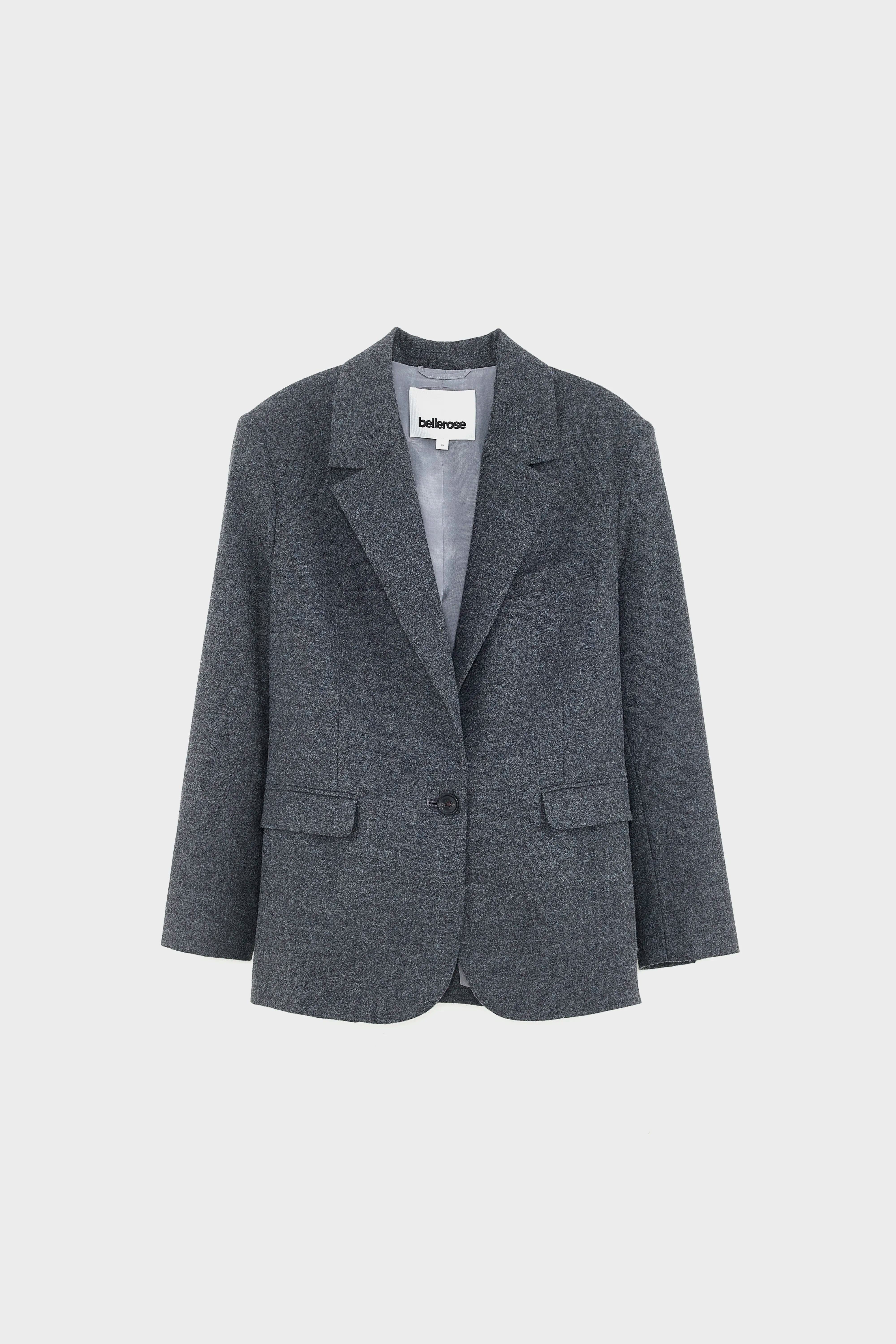 Volle getailleerde grijze blazer (252 / W / ANTHRACITE)