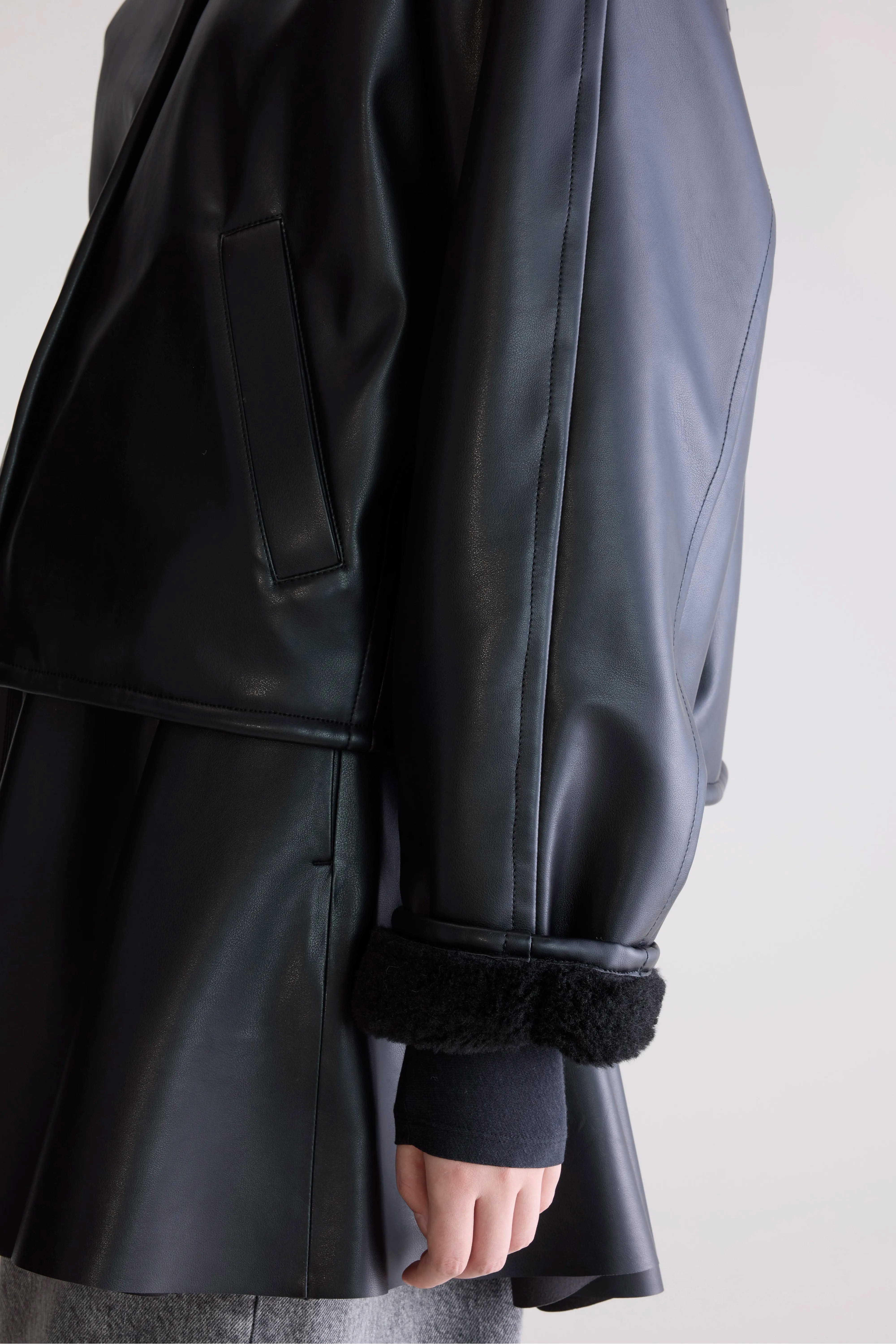 Veste en similicuir Josh (252 / W / BLACK)