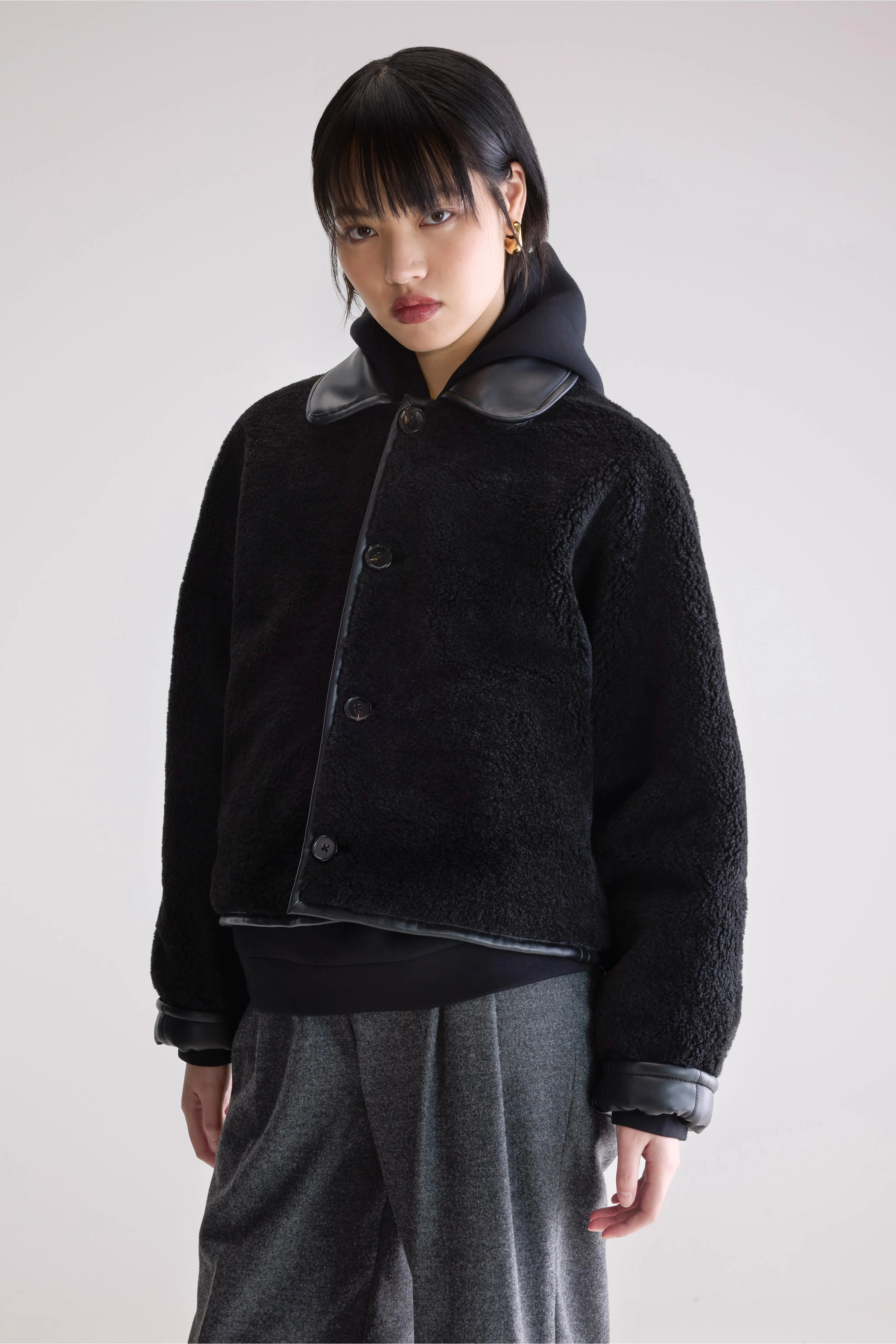 Veste En Similicuir Josh - Black Pour Femme | Bellerose
