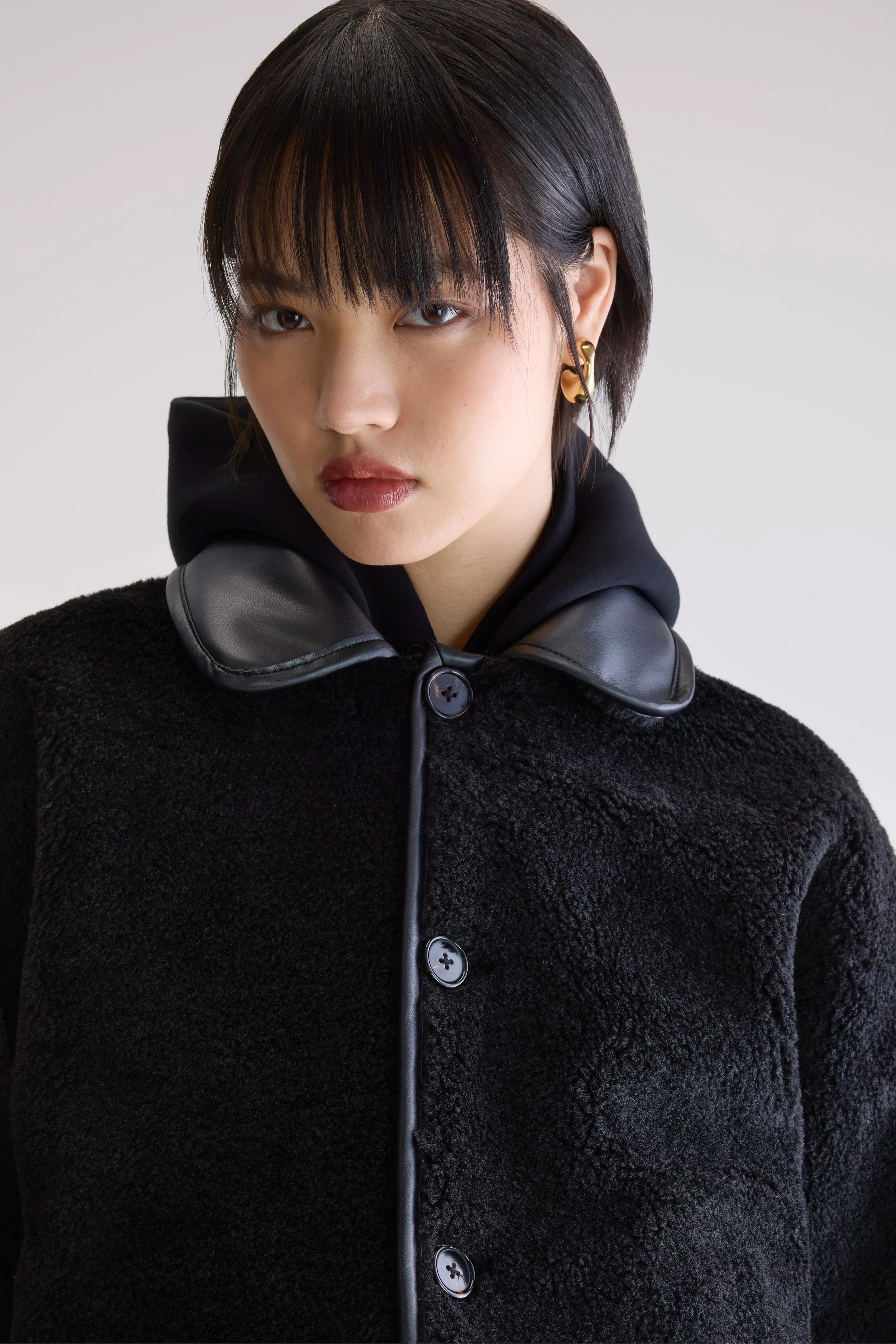 Veste en similicuir Josh (252 / W / BLACK)