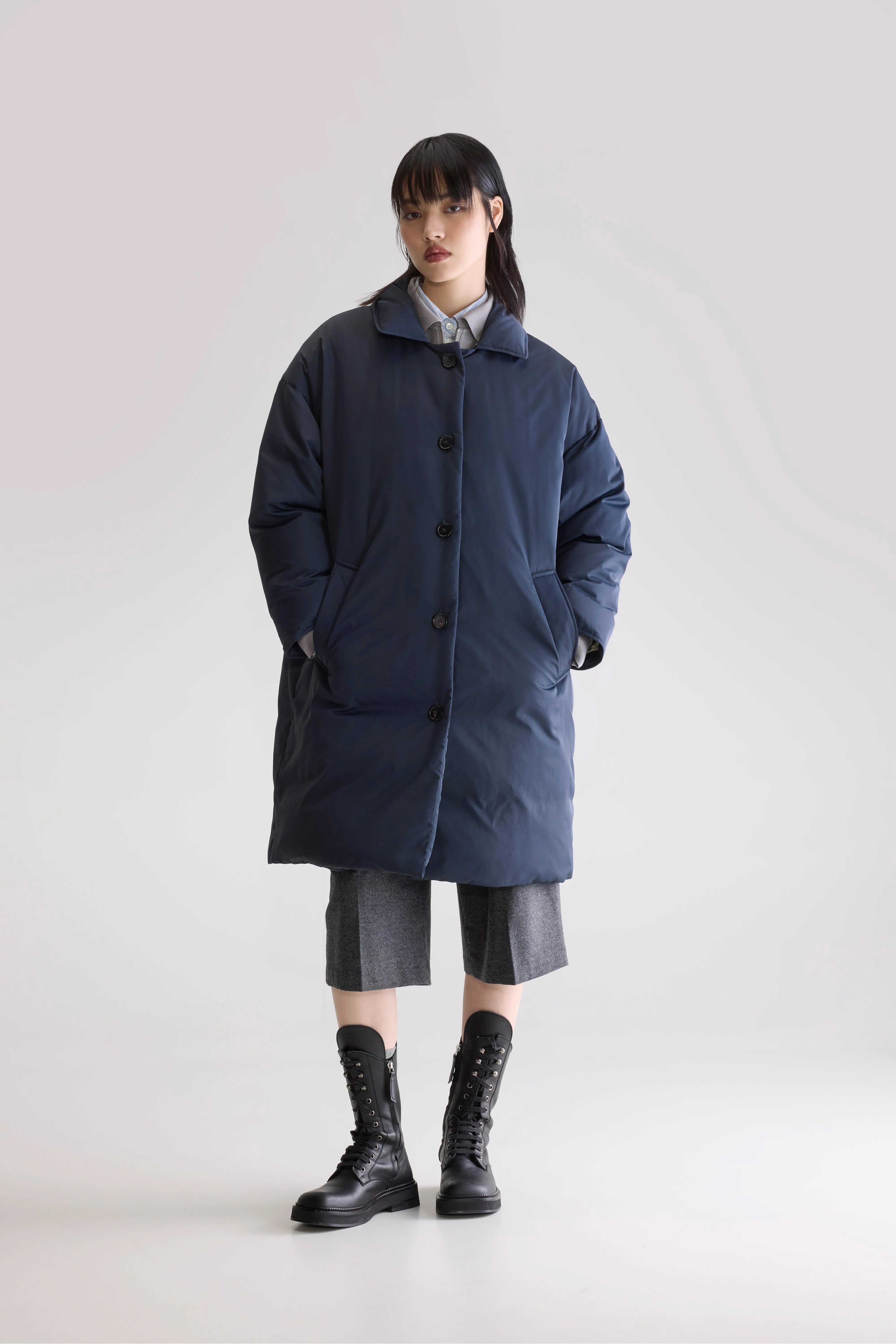 Hatha Gewatteerde Mantel - Parker Voor Dames | Bellerose