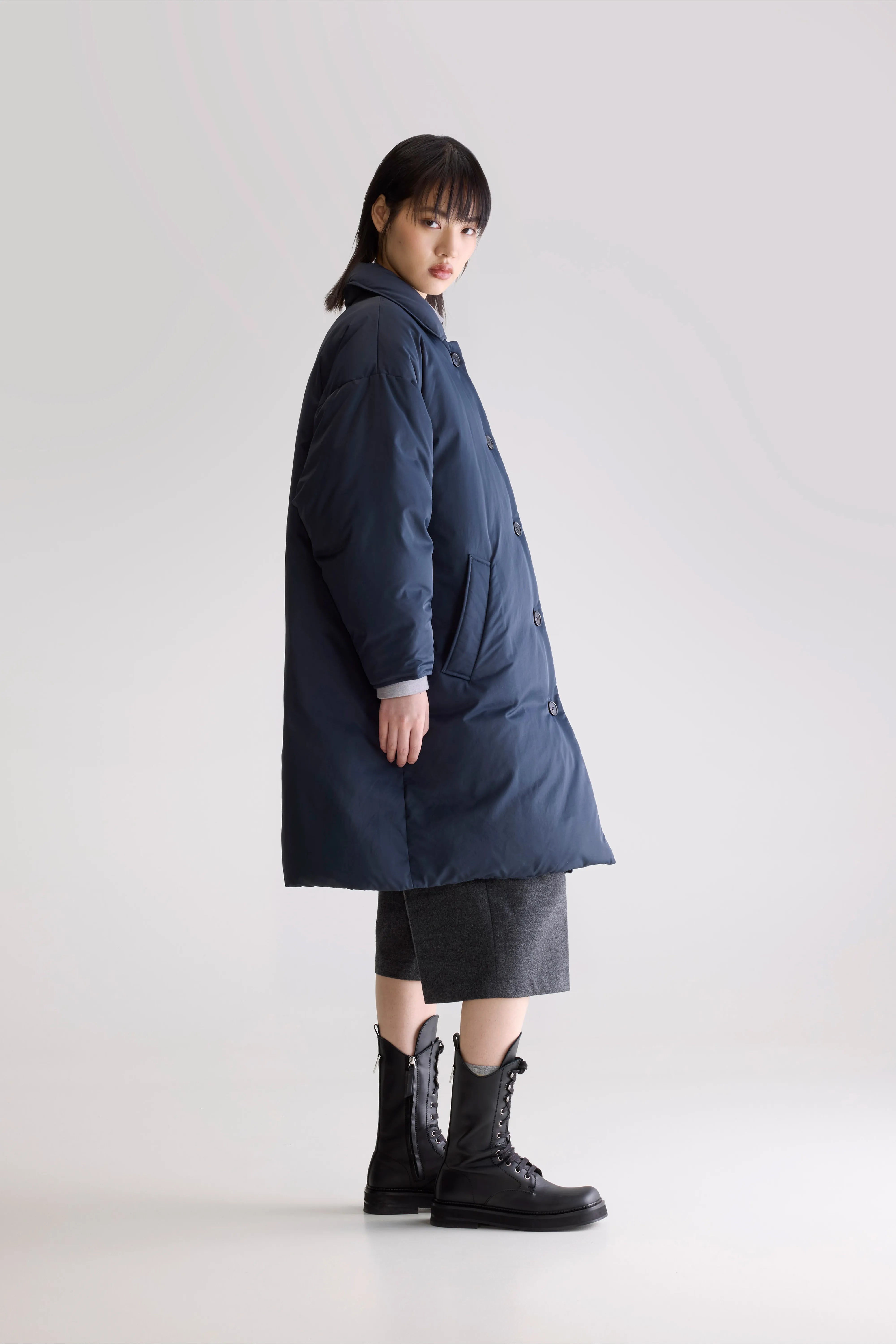 Hatha Gewatteerde Mantel - Parker Voor Dames | Bellerose