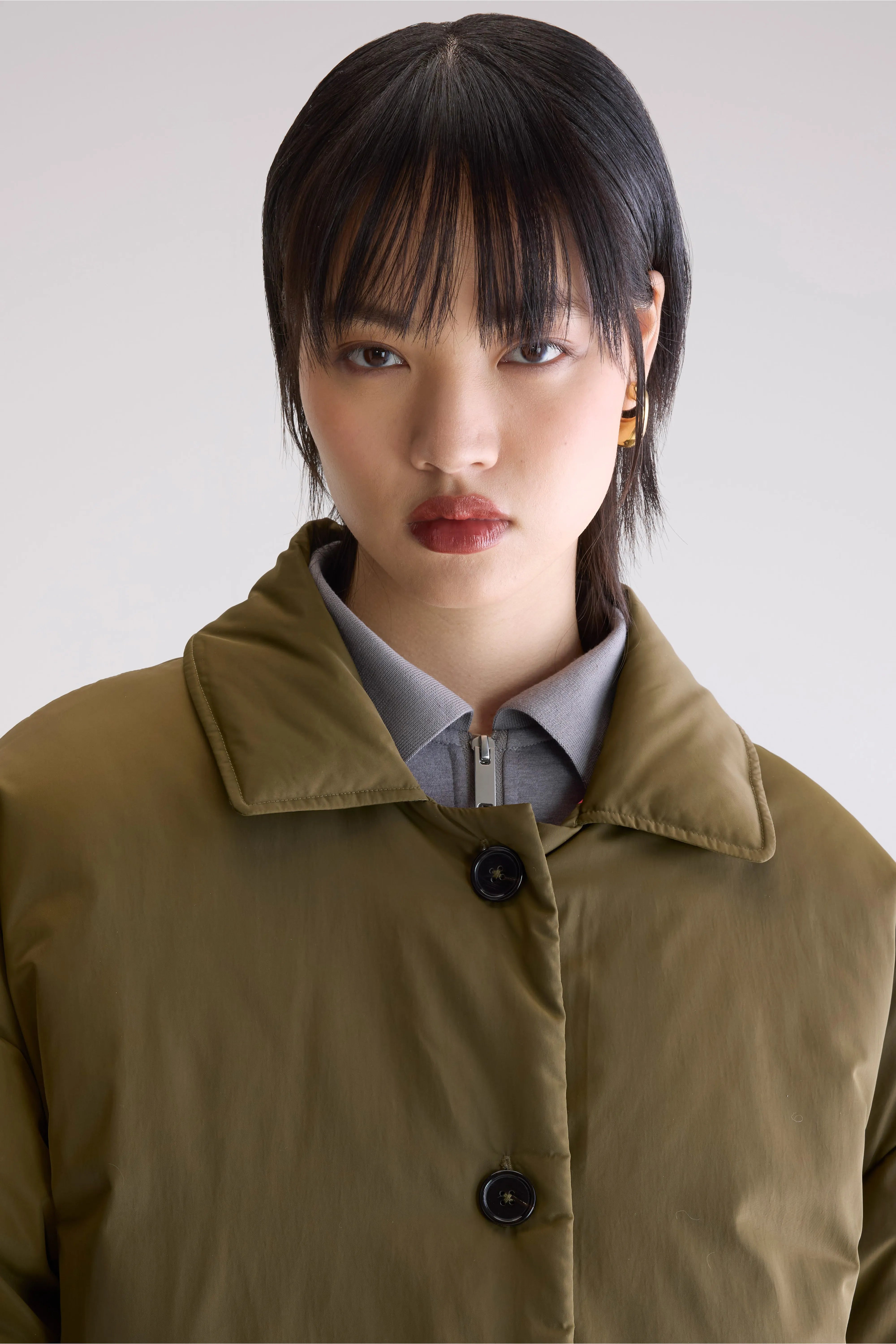 Hatha padded coat (252 / W / MILITARY)