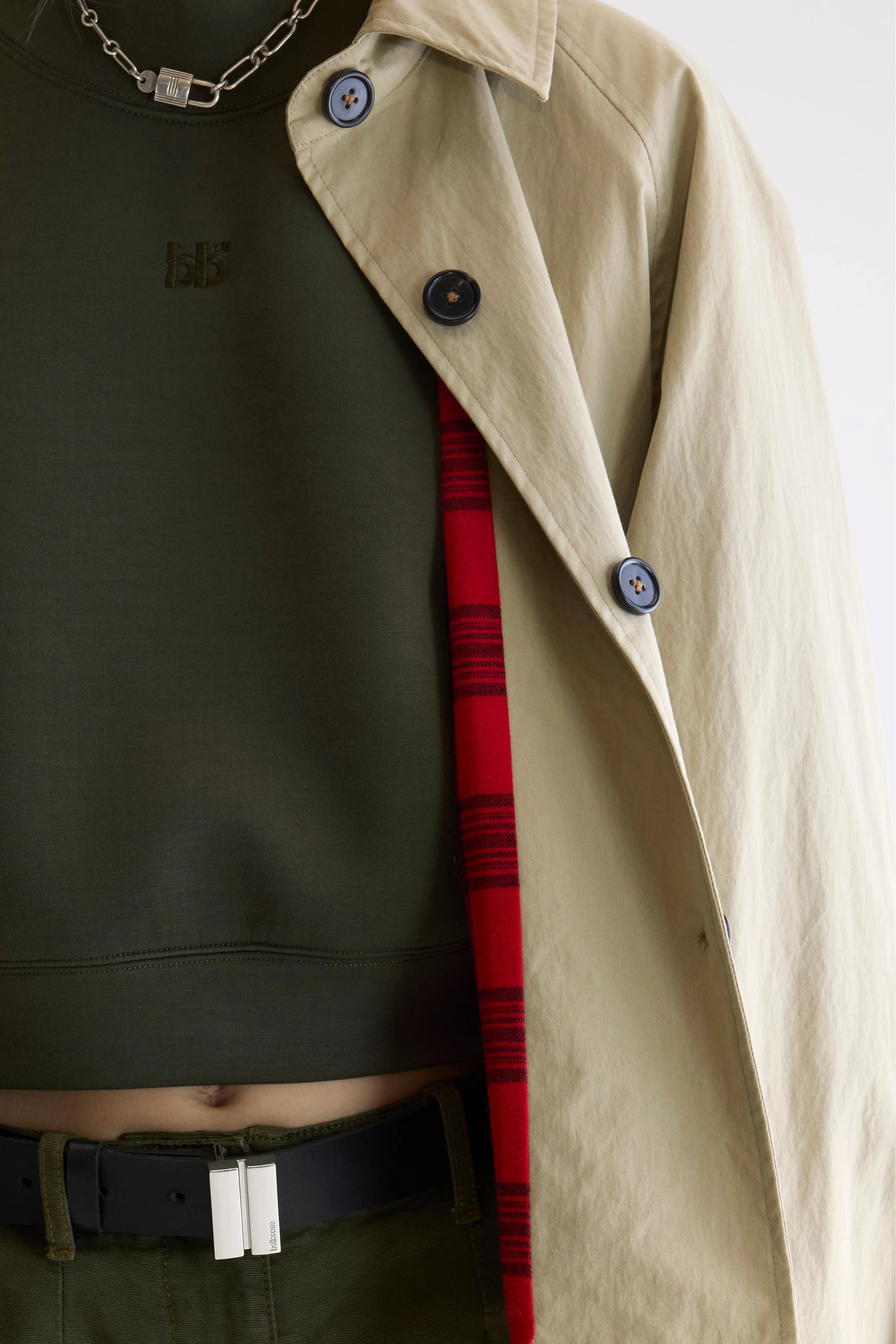 Jodie relaxed trenchcoat (252 / W / CLAY)