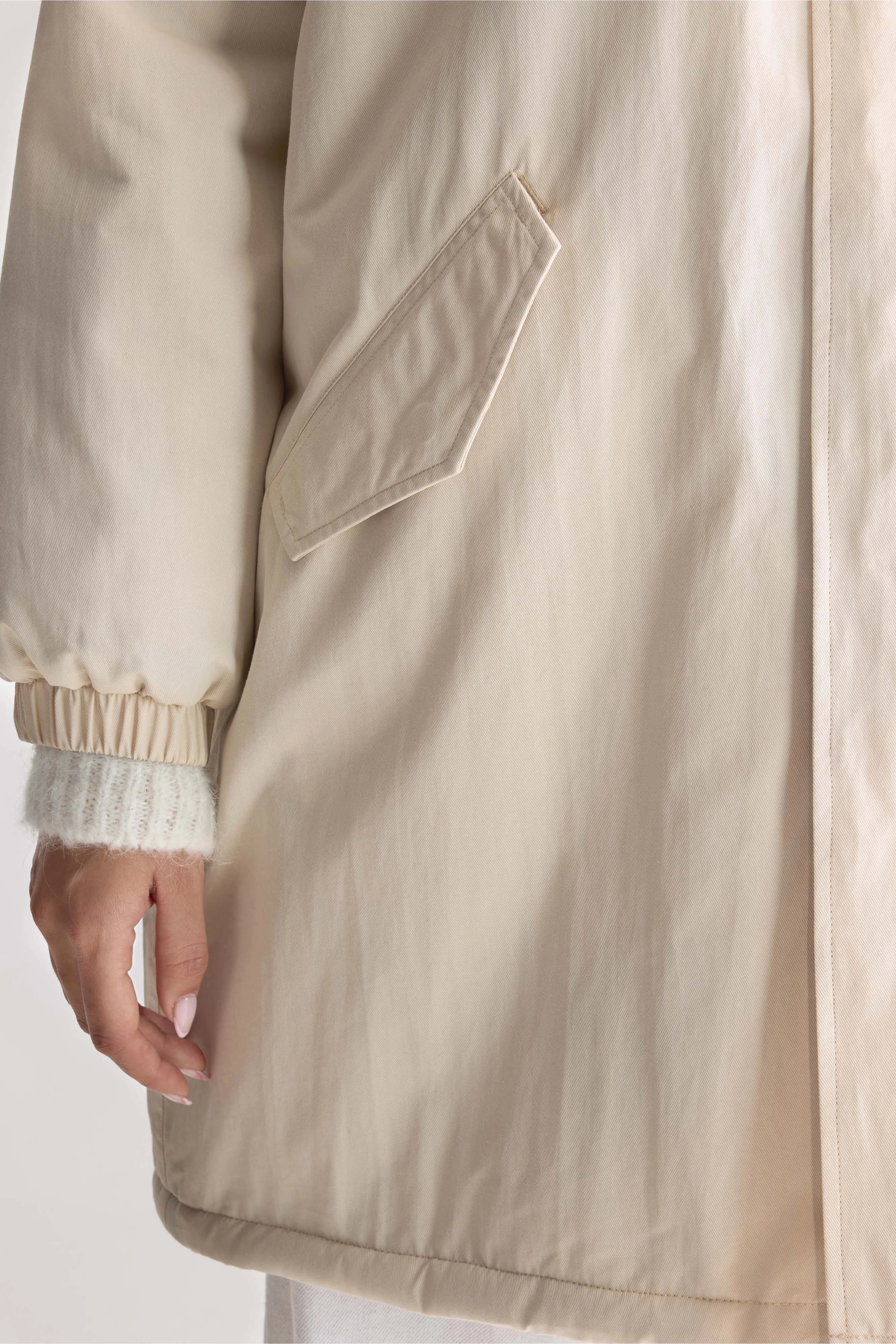 Laos hooded parka (252 / W / NATURAL)