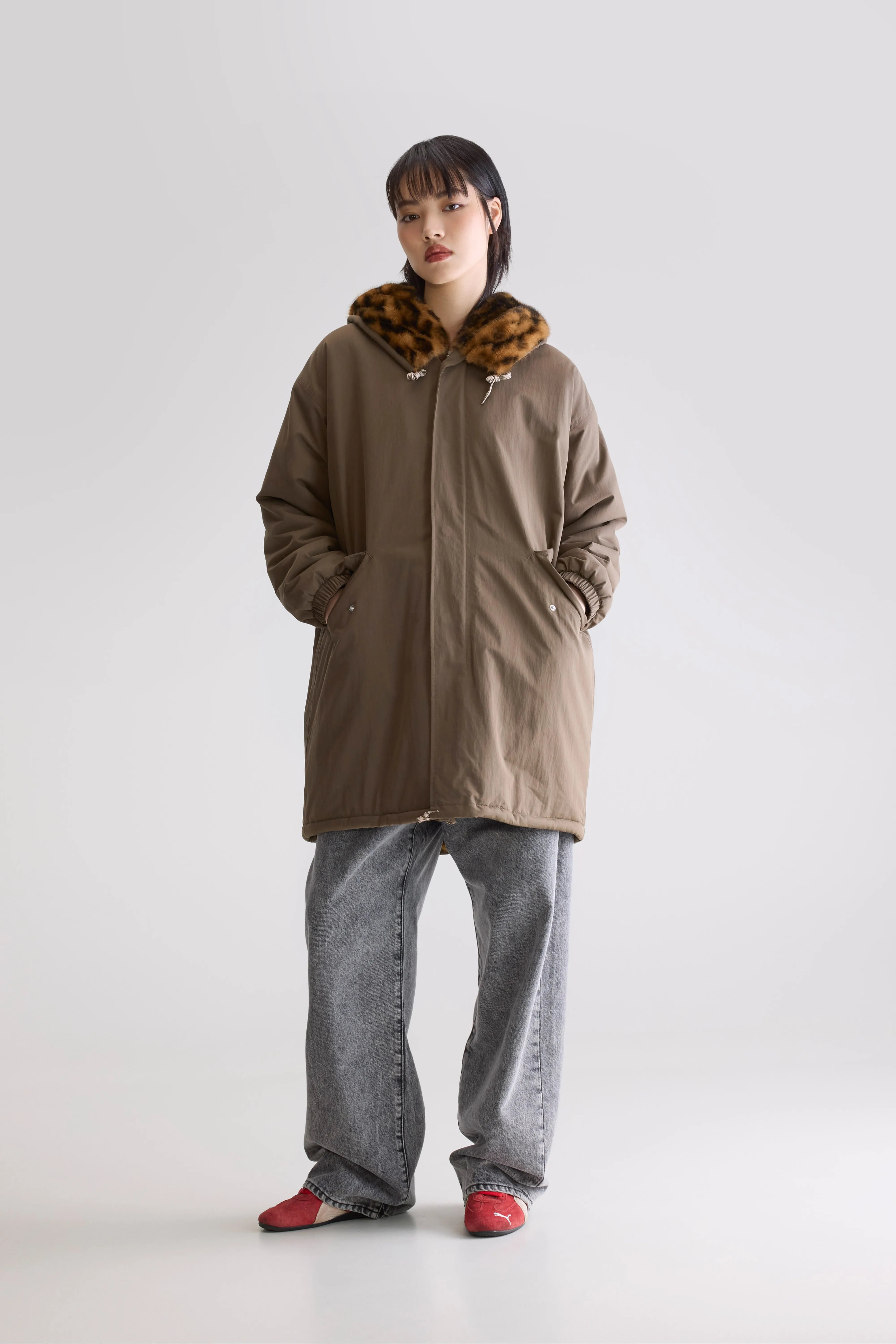 Laos hooded parka (252 / W / SAGE)