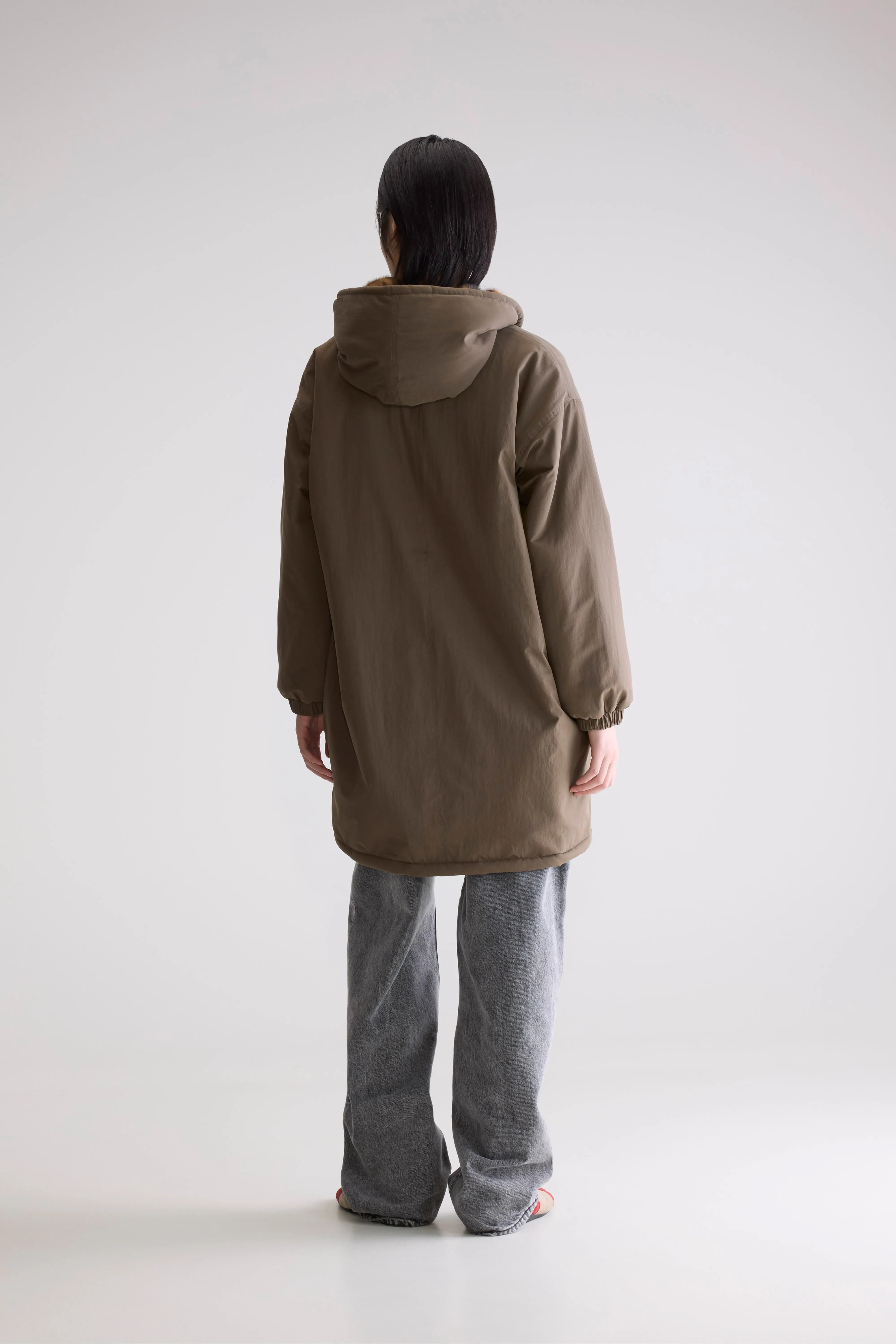 Laos hooded parka (252 / W / SAGE)