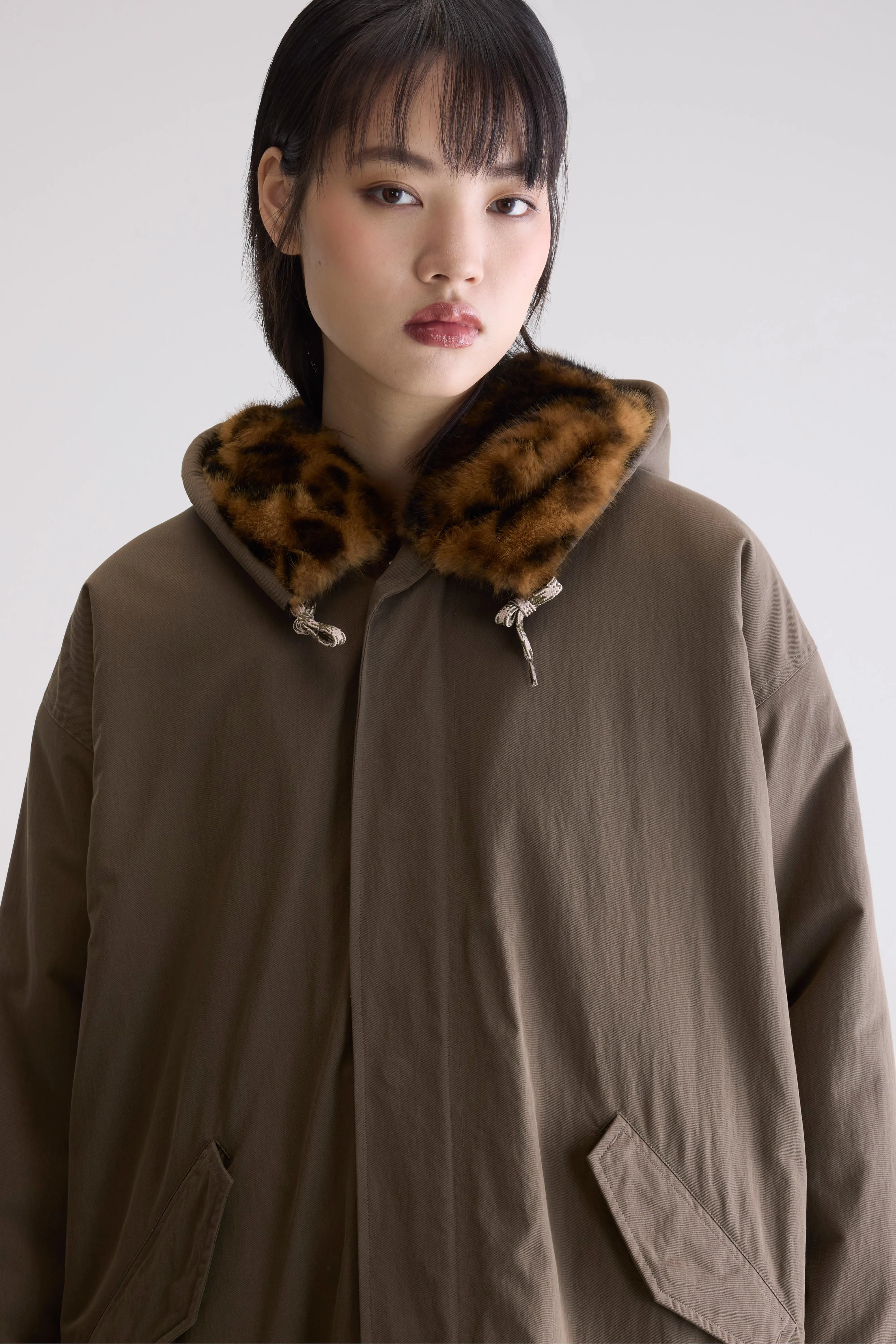 Laos hooded parka (252 / W / SAGE)
