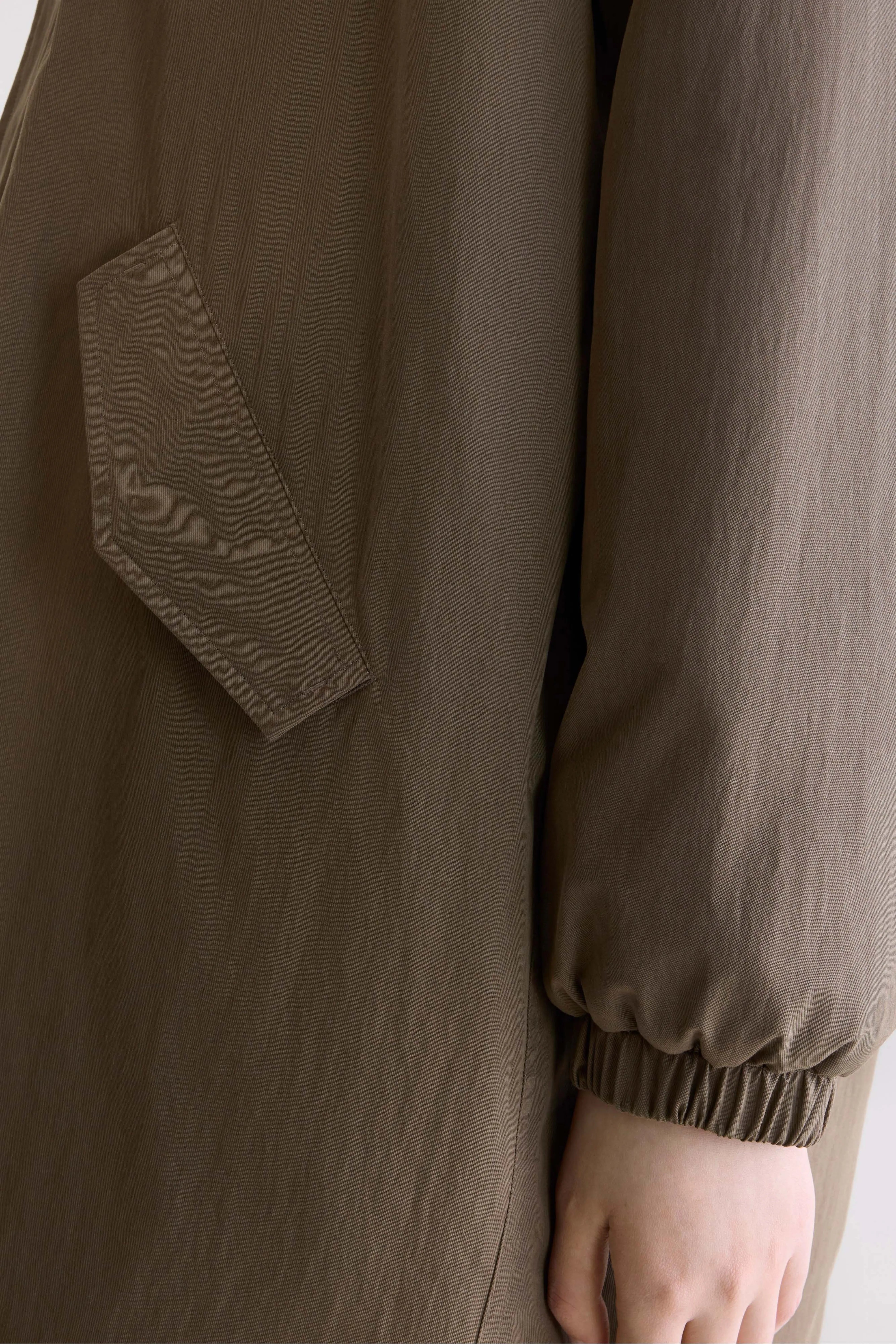 Laos hooded parka (252 / W / SAGE)