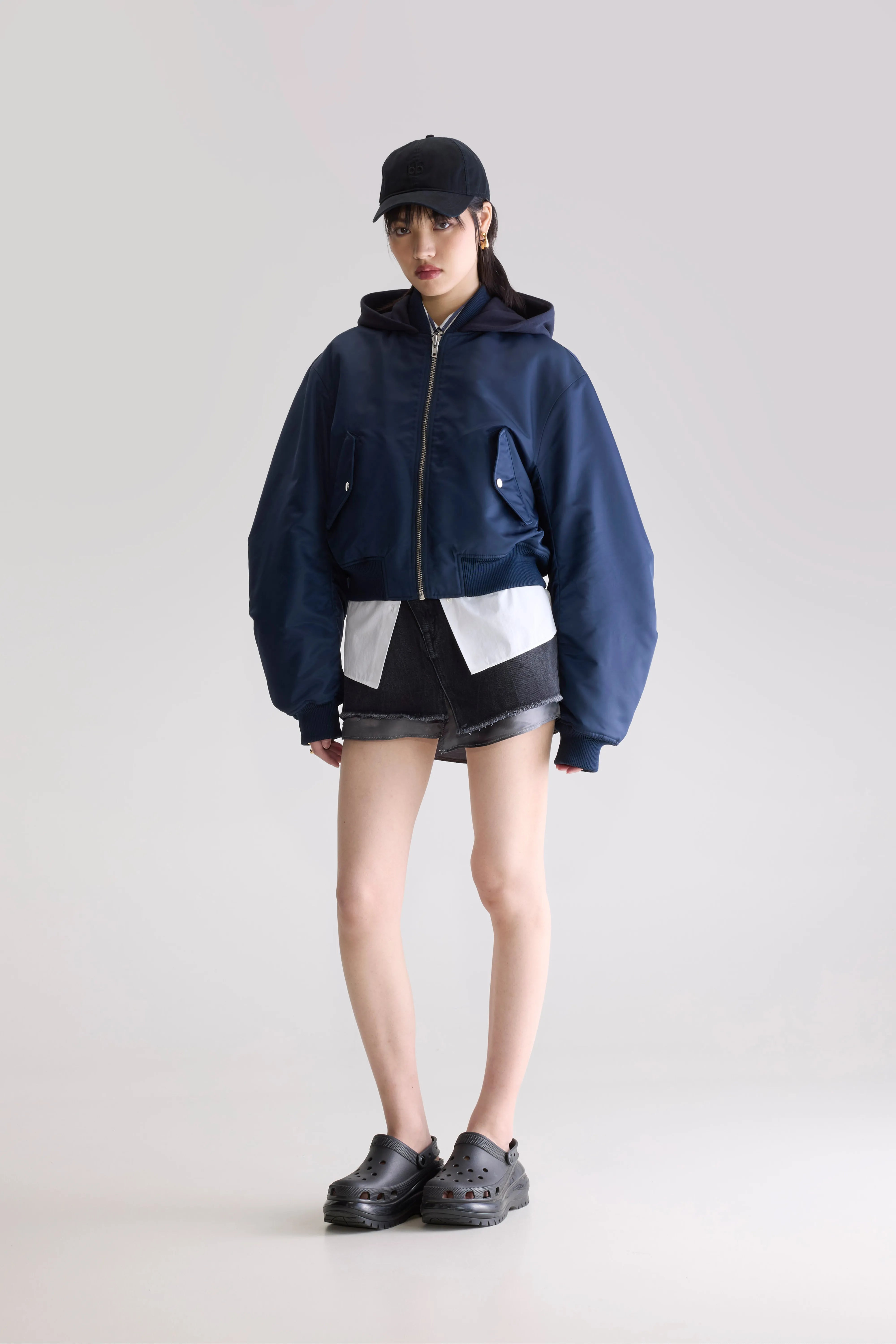 Harty Bomber Jacket - Navy For Women | Bellerose