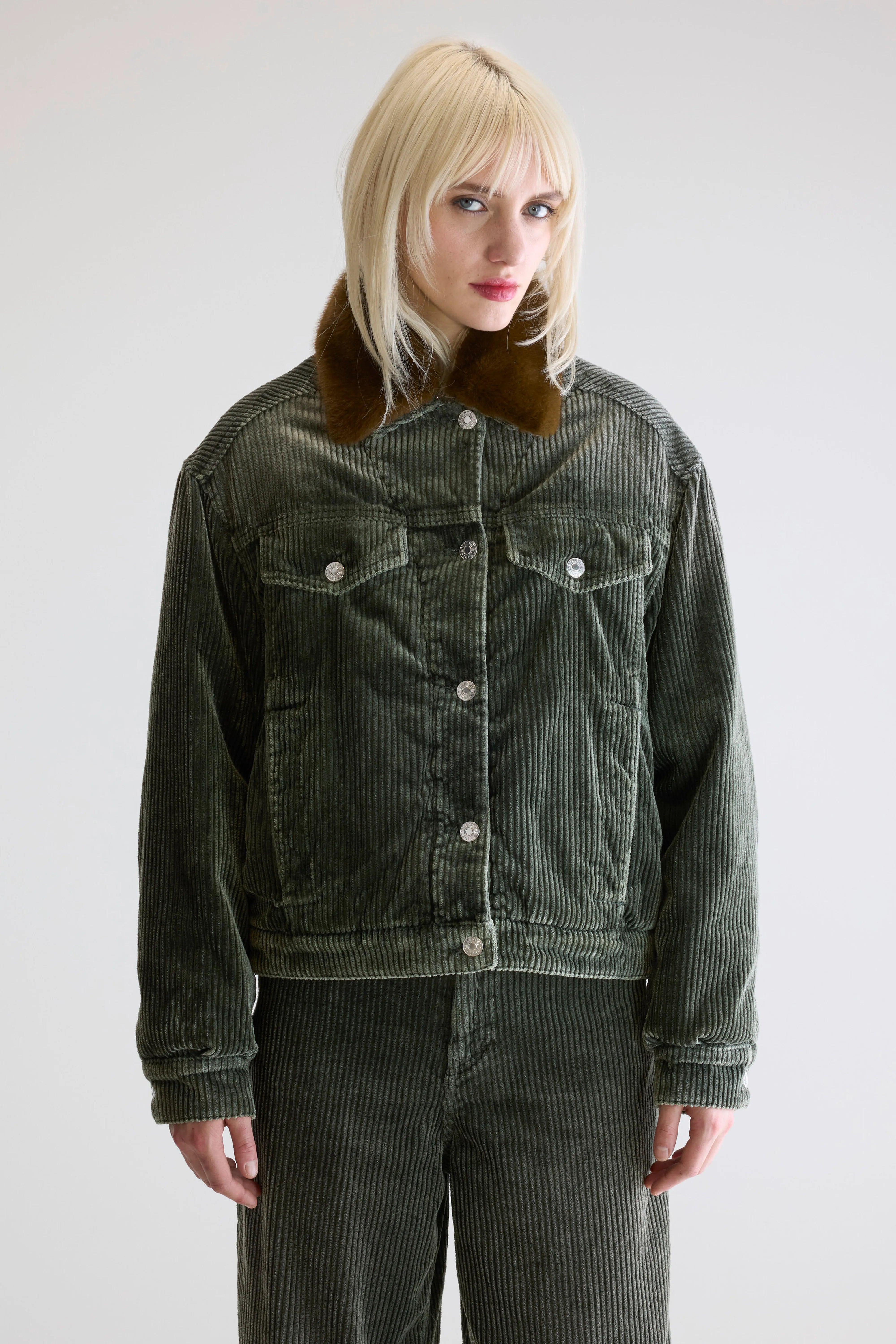 Veste En Velours Côtelé Payne - Sage Pour Femme | Bellerose