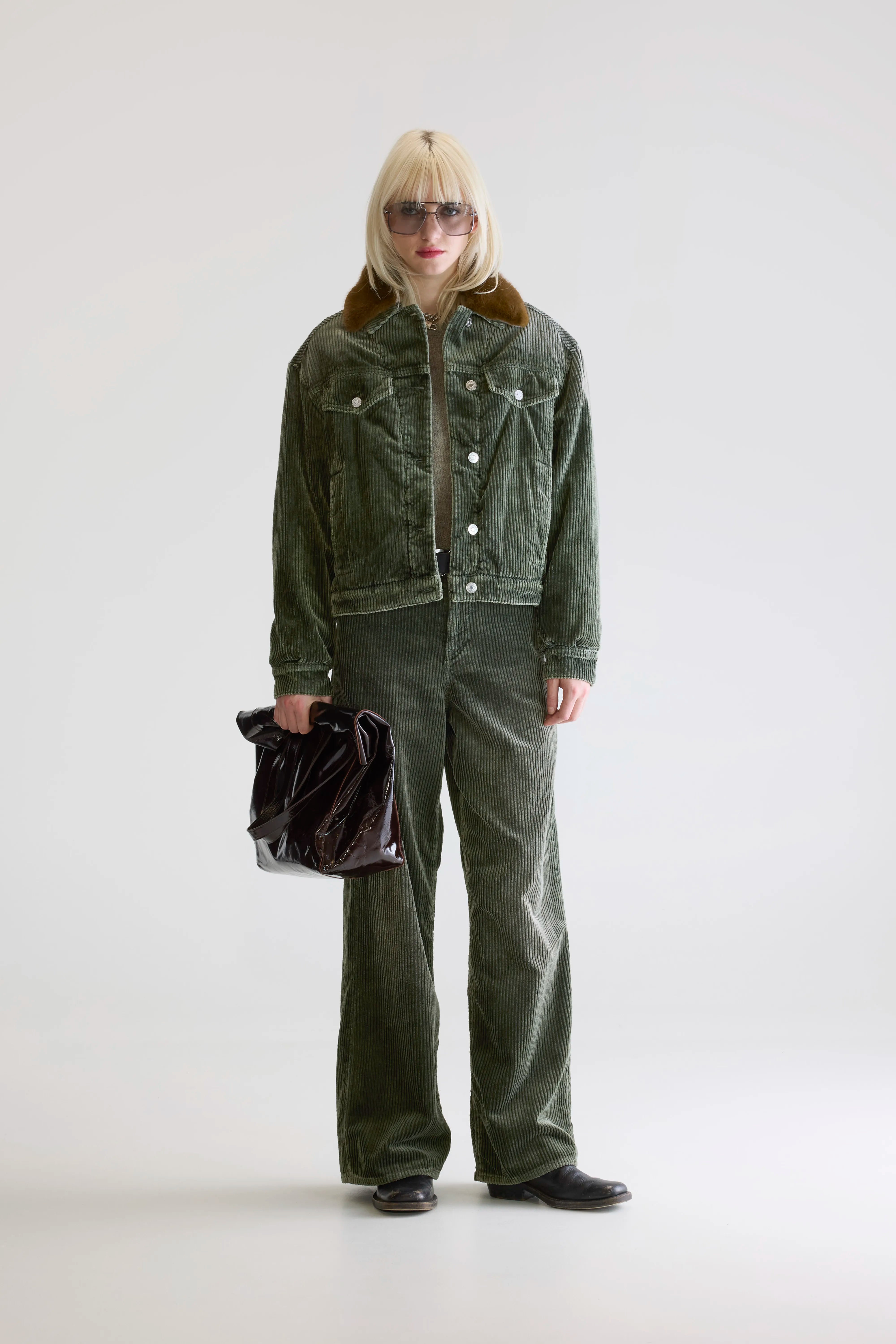 Veste En Velours Côtelé Payne - Sage Pour Femme | Bellerose