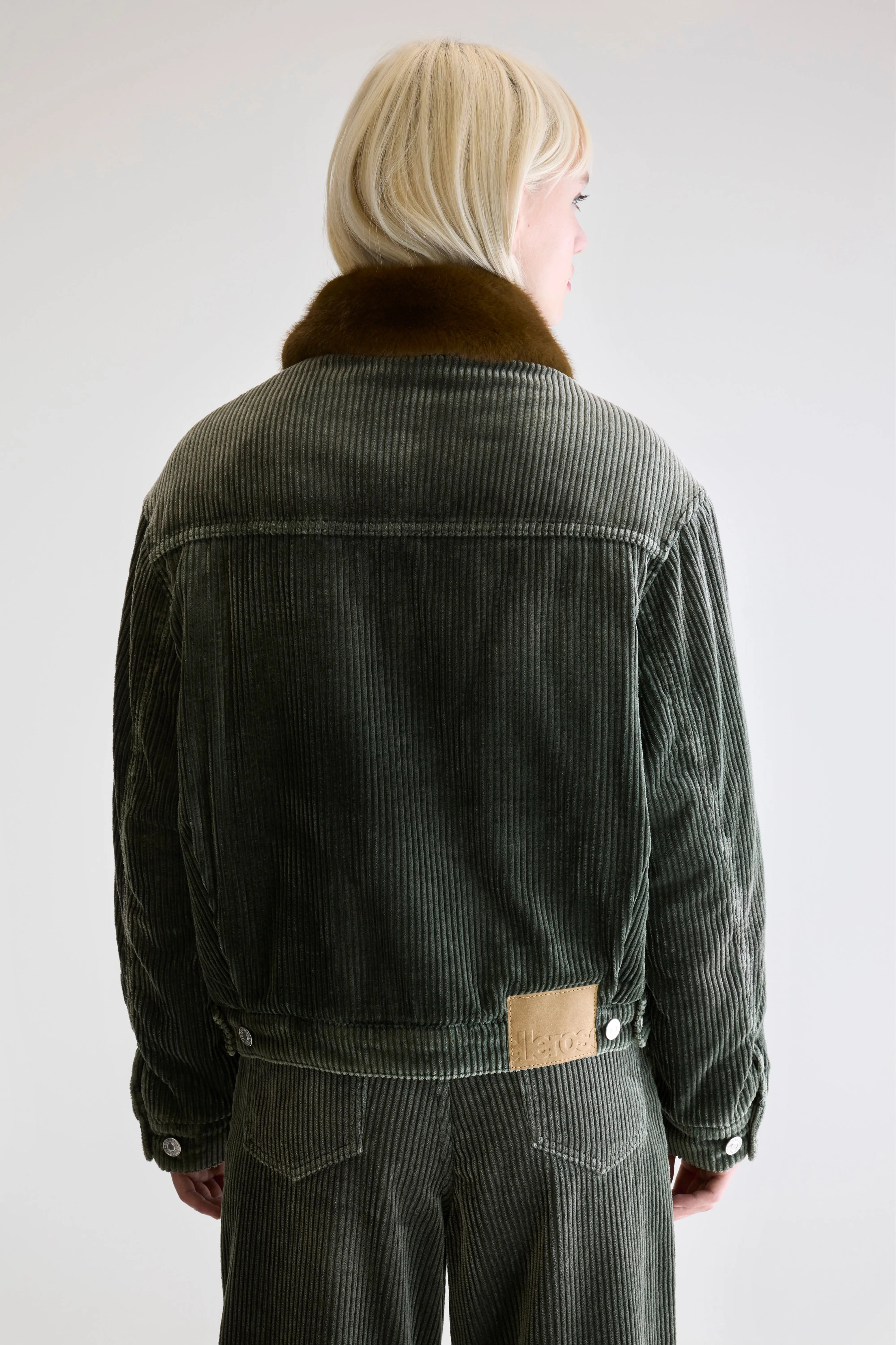 Veste En Velours Côtelé Payne - Sage Pour Femme | Bellerose