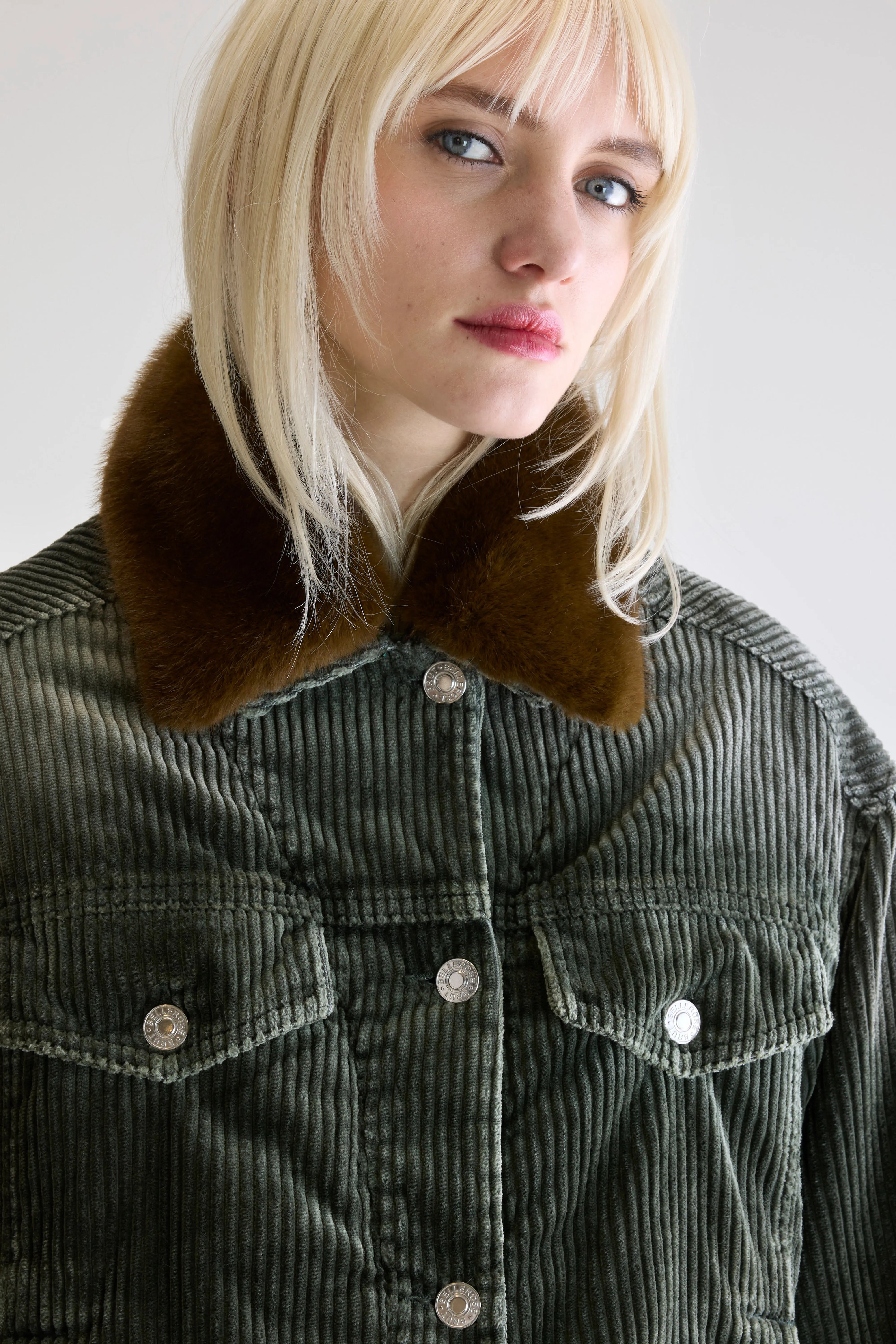 Veste En Velours Côtelé Payne - Sage Pour Femme | Bellerose