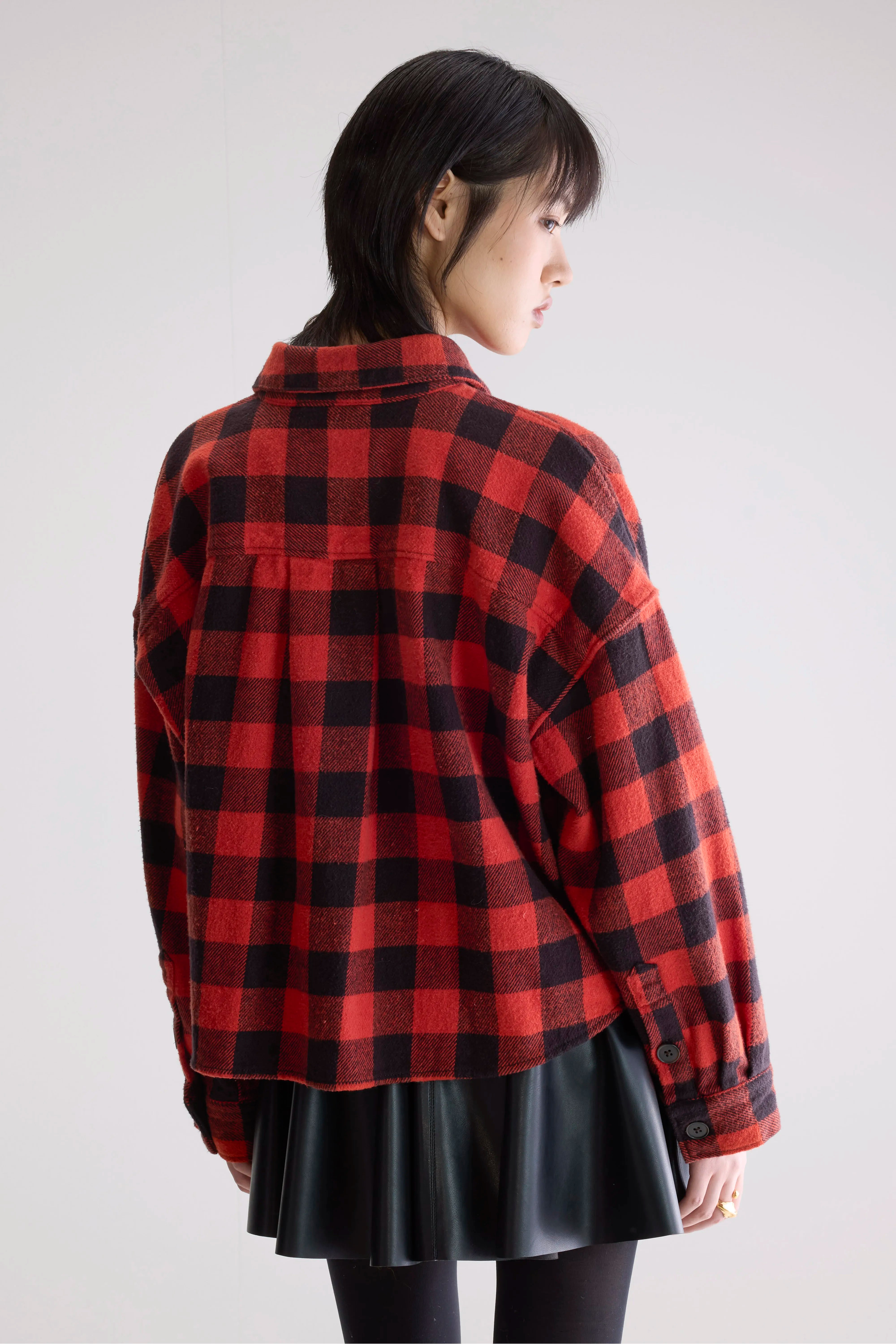 Wyat Geruit Overshirt - Check c Voor Dames | Bellerose