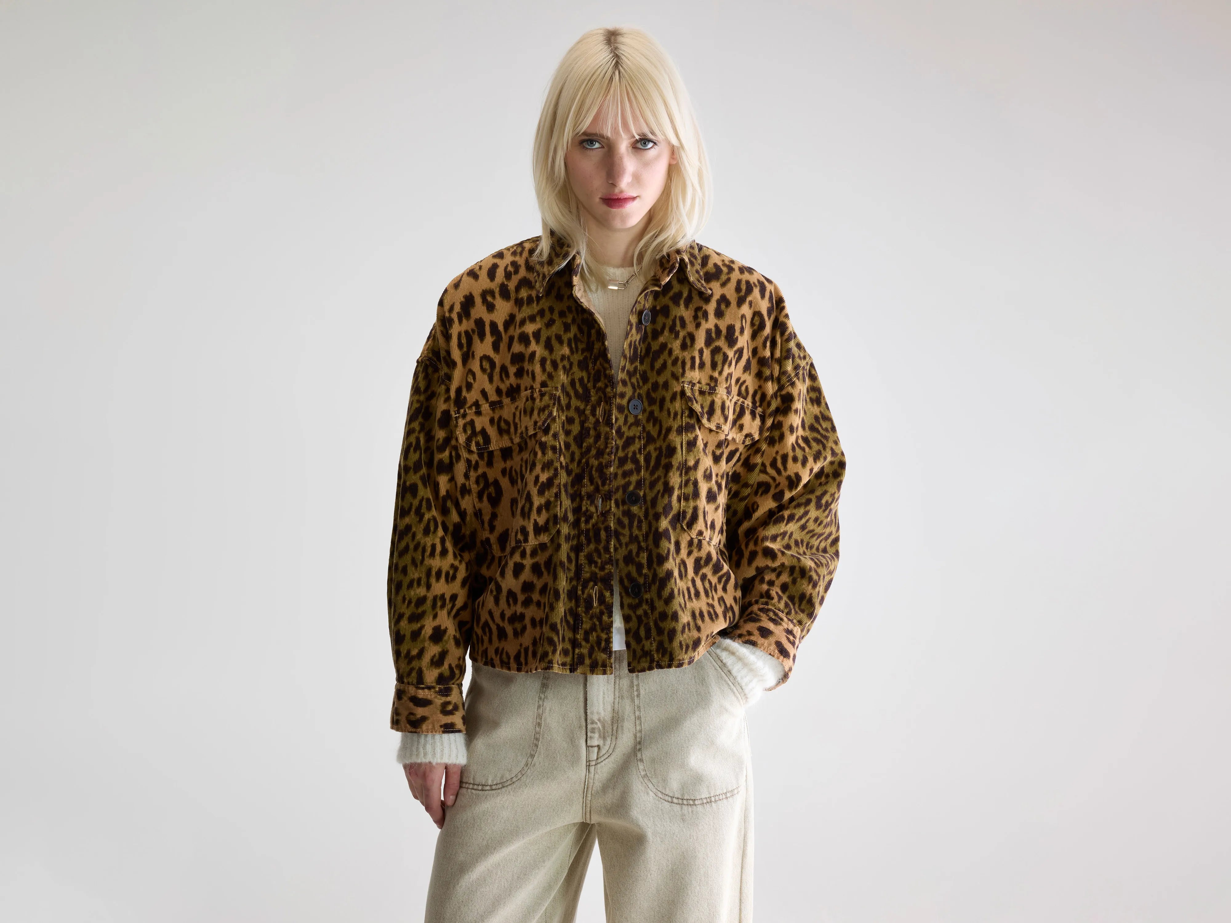 Wyat leopard overshirt (252 / W / COMBO B)