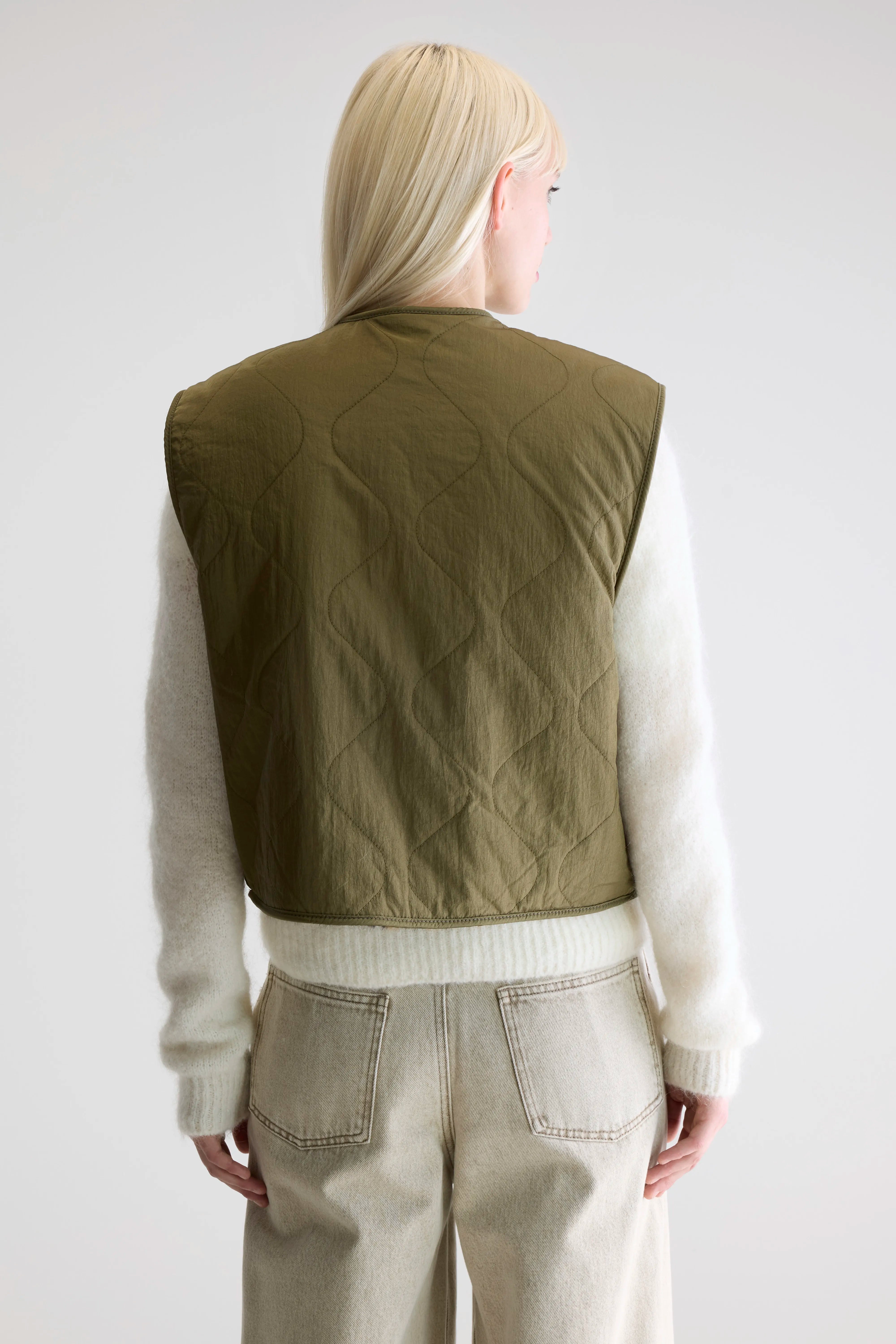Eloise sleeveless jacket (252 / W / ARMY)