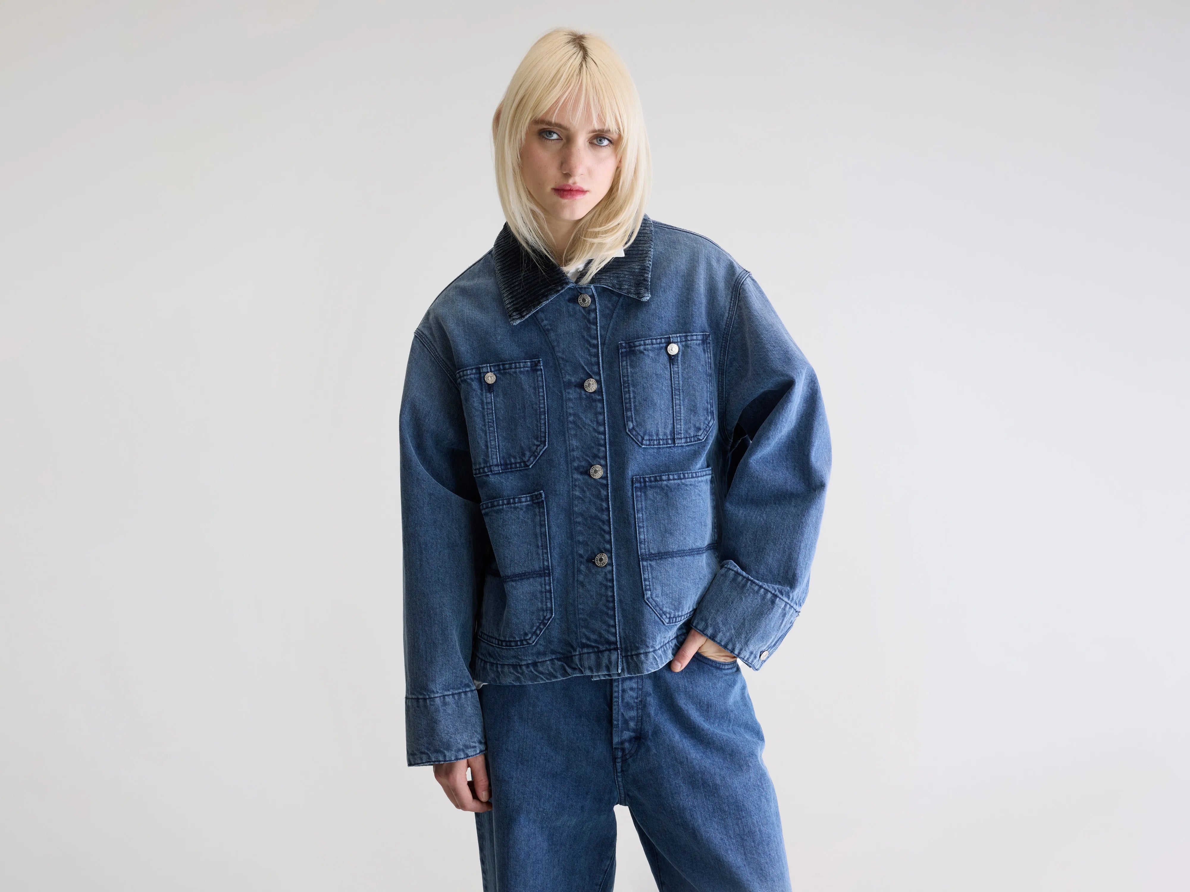 Pila denim jas (252 / W / BLUE SNOW)