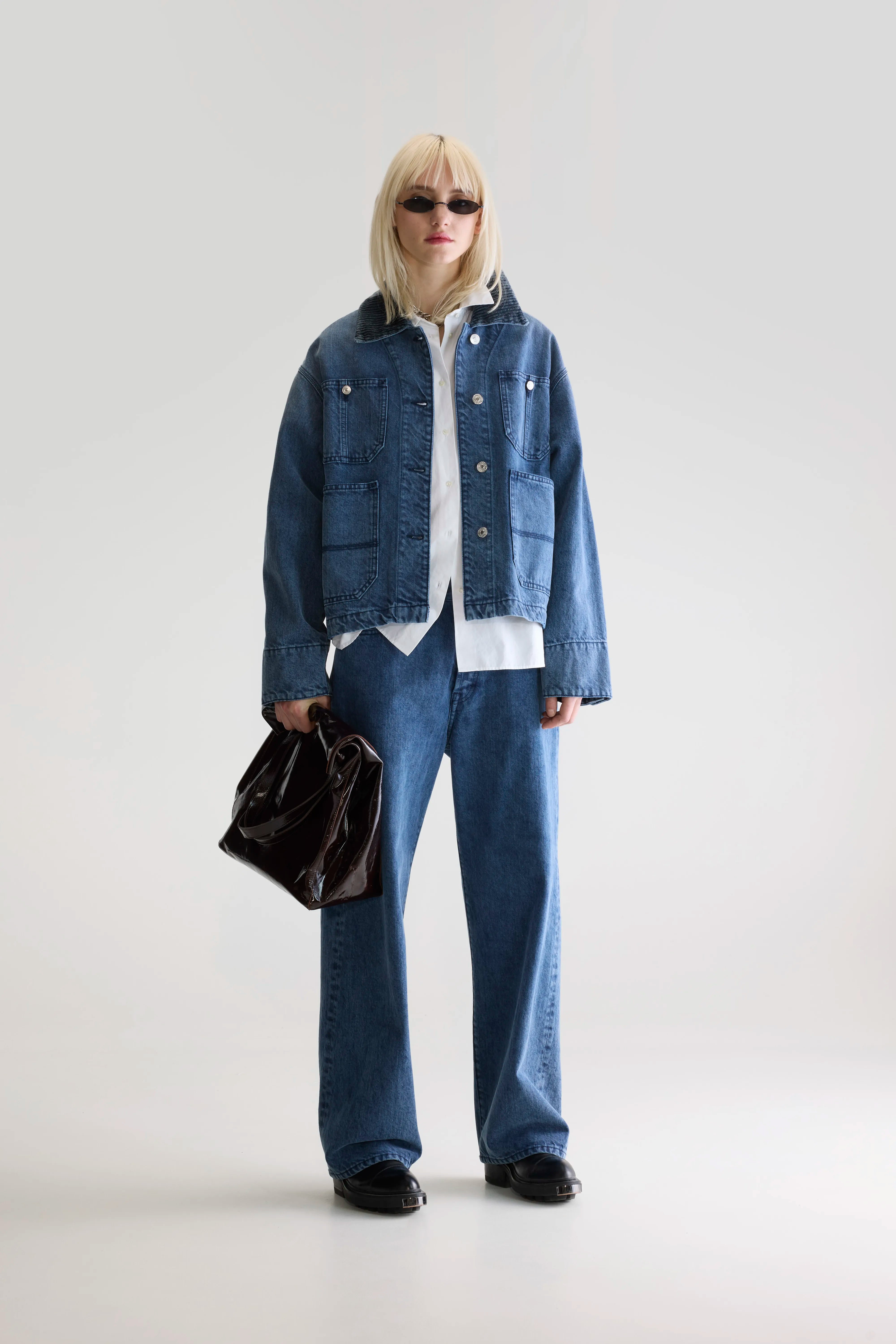 Pila Denim Jacket - Blue snow For Women | Bellerose