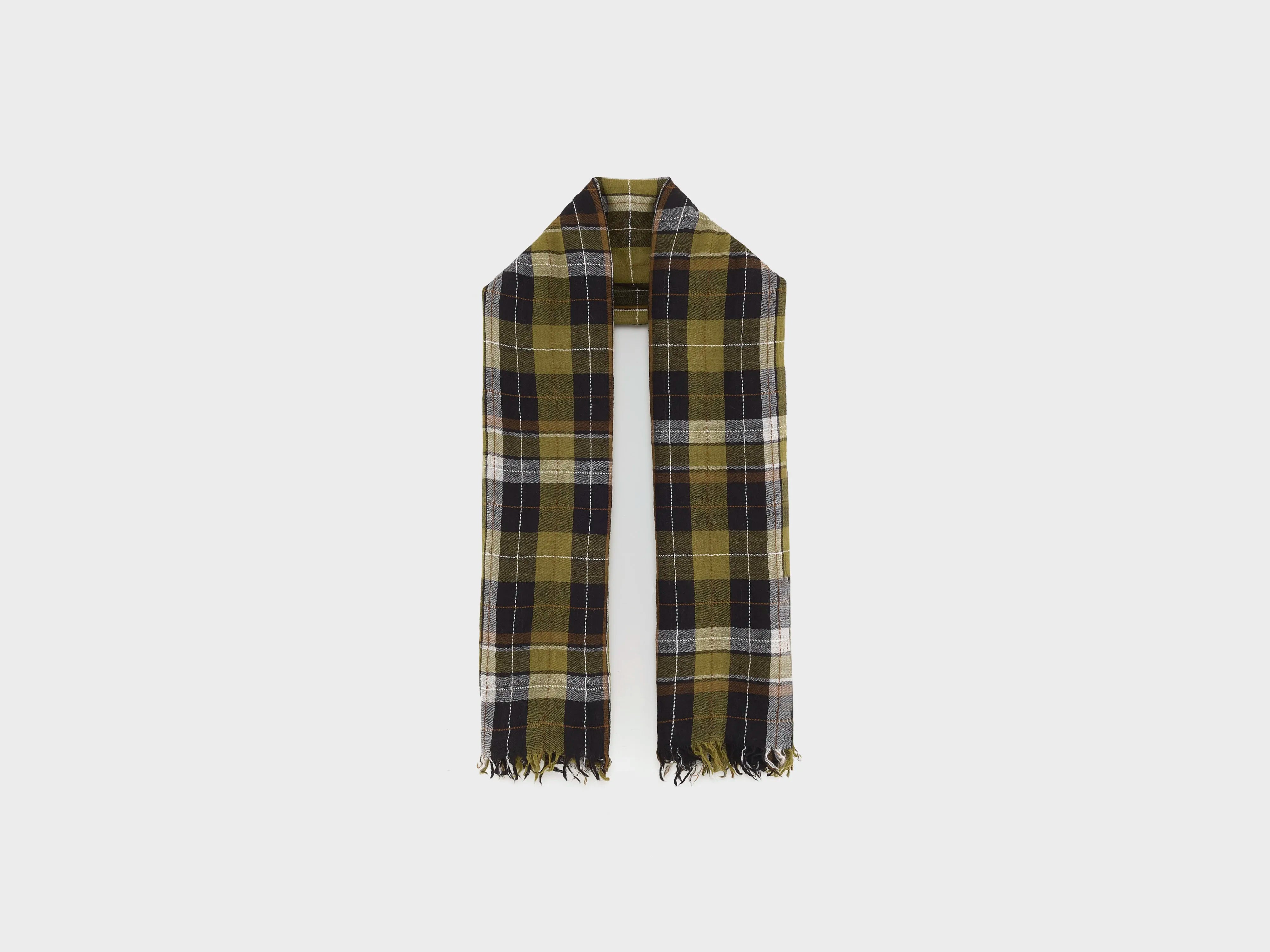 Soli weaved scarf (252 / W / CHECK B)