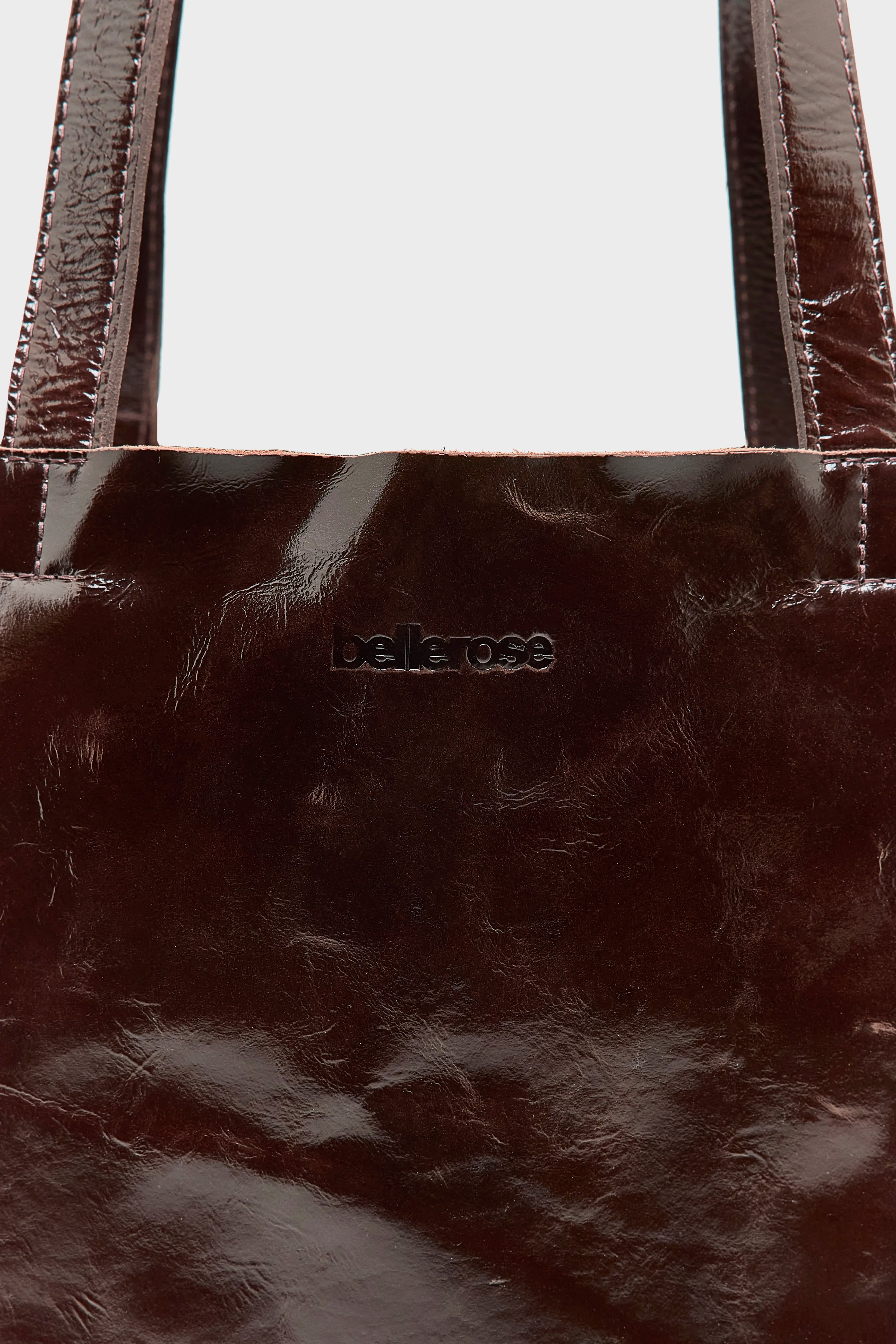 Nirya bordeaux lakleren totebag (252 / W / WINE)