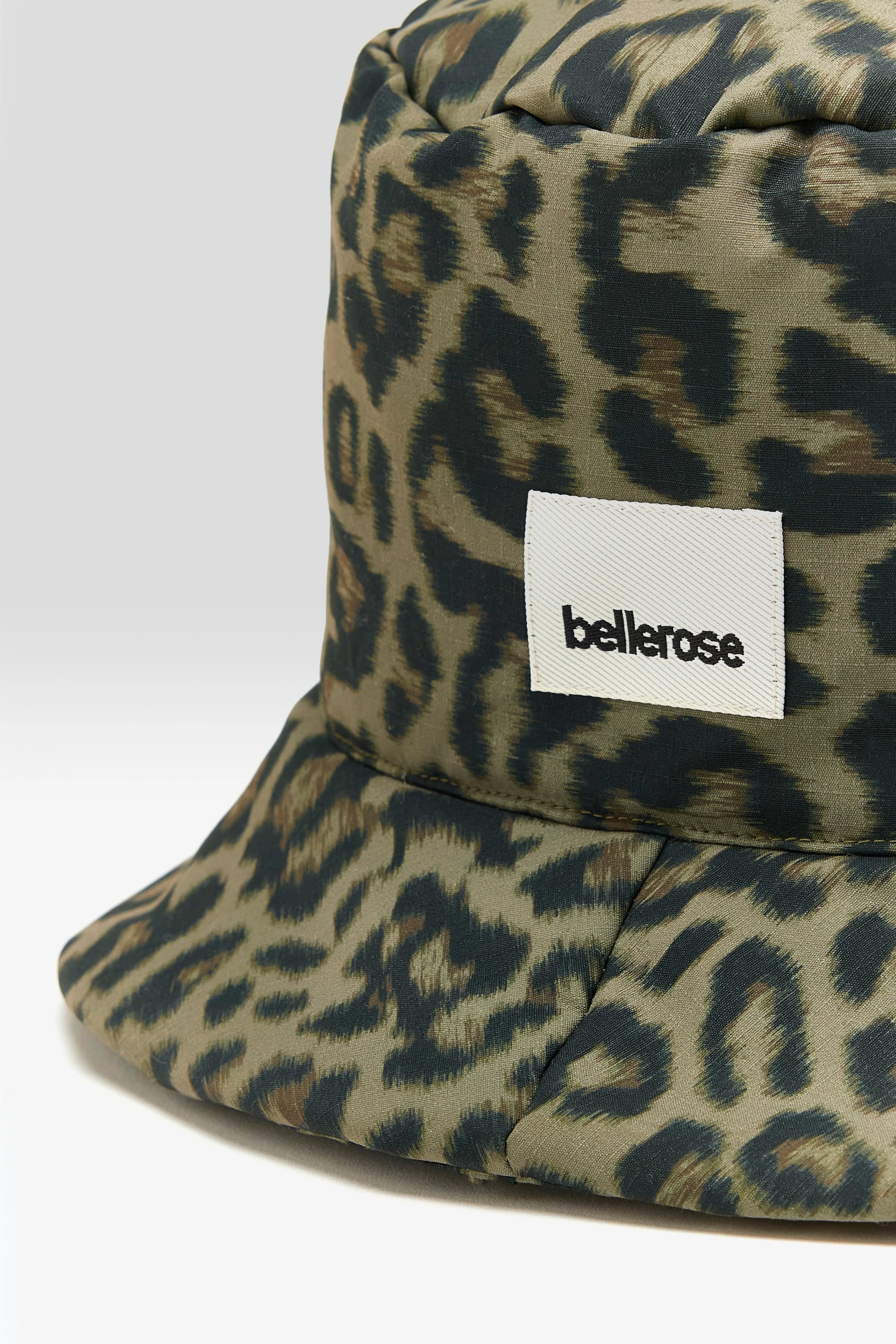 Joufo Luipaard Bucket Hat - Black beauty / Military / Sage Voor Dames | Bellerose