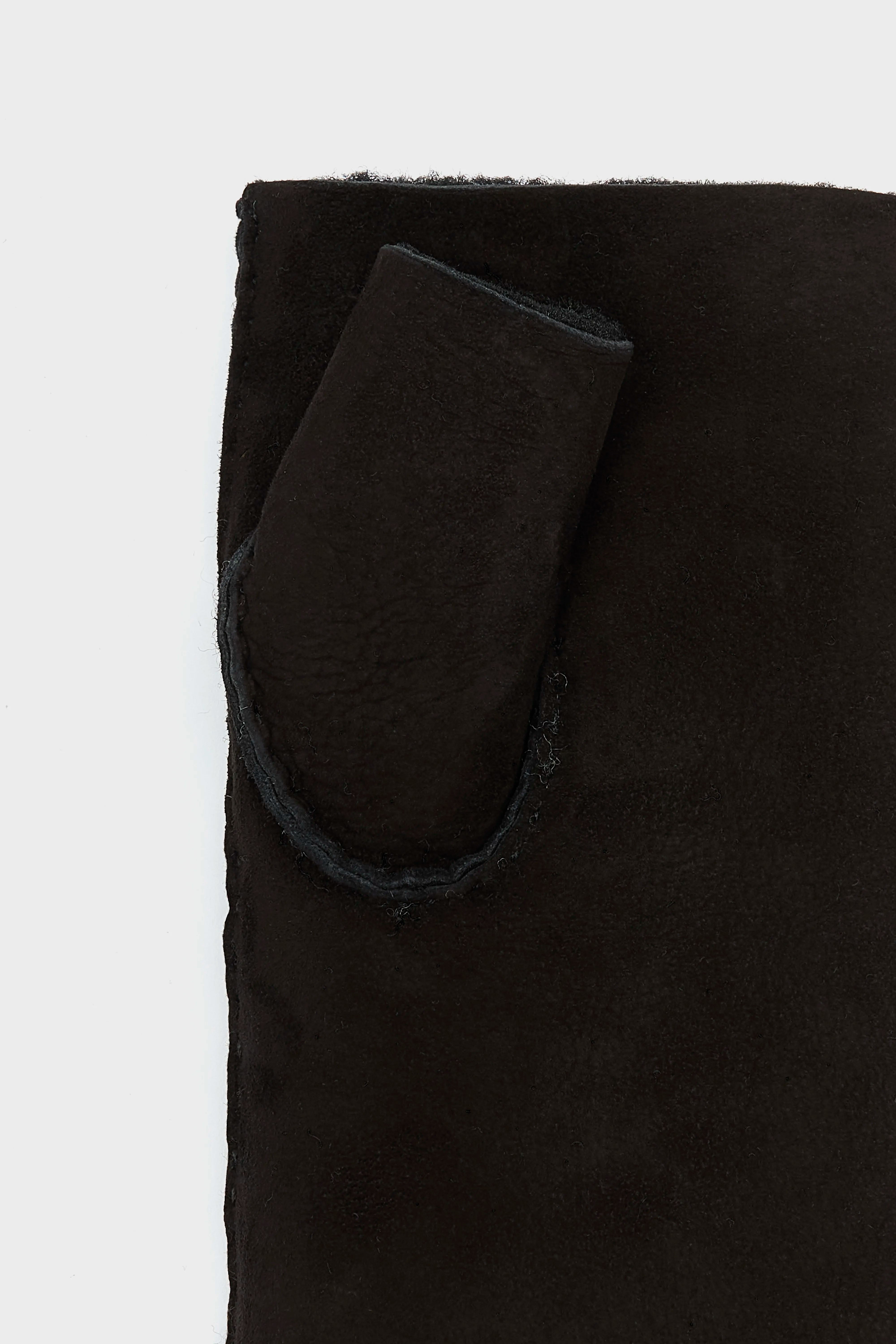 Gants en cuir Manhok (251 / W / BLACK)