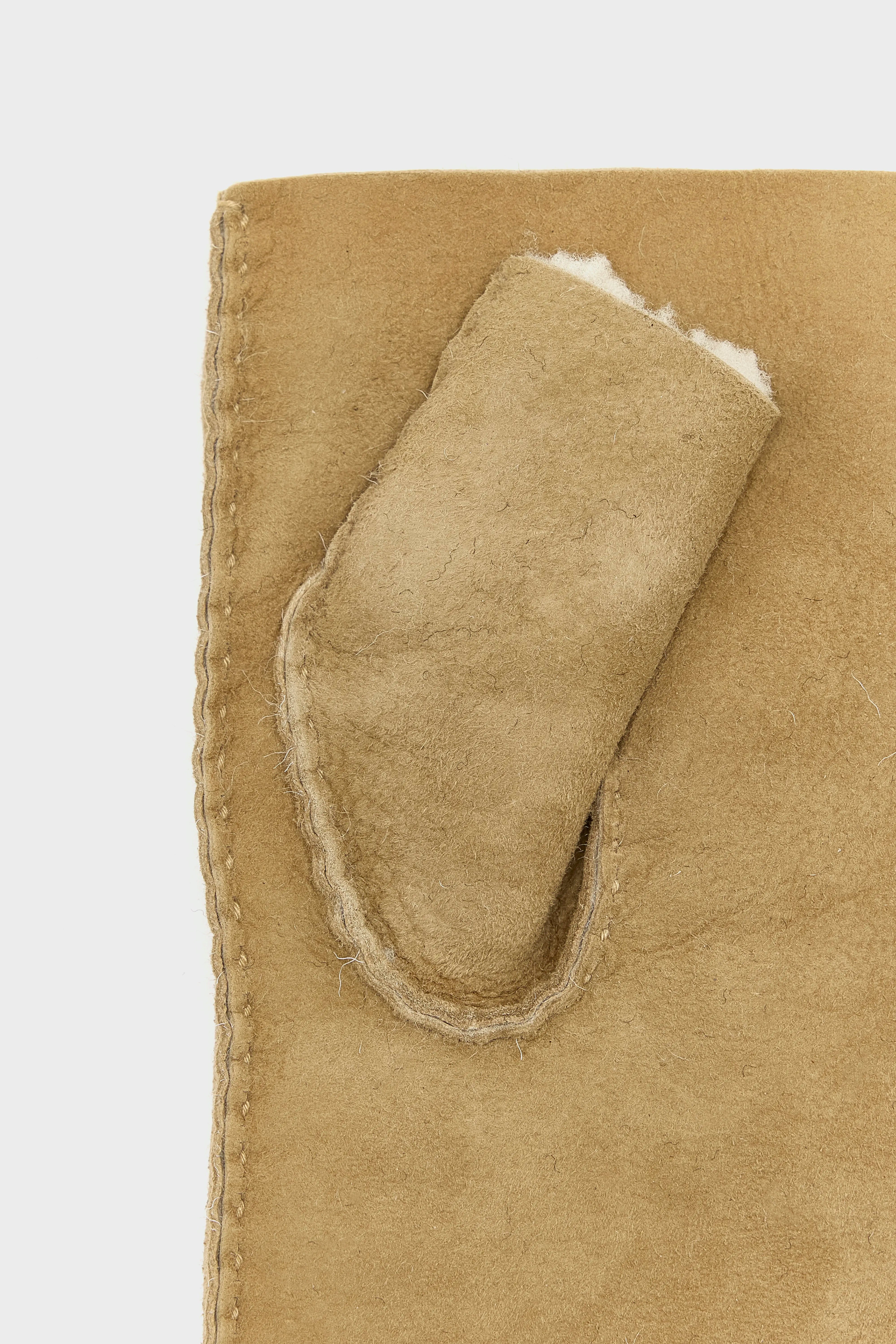 Gants En Cuir Manhok - Cognac Pour Femme | Bellerose