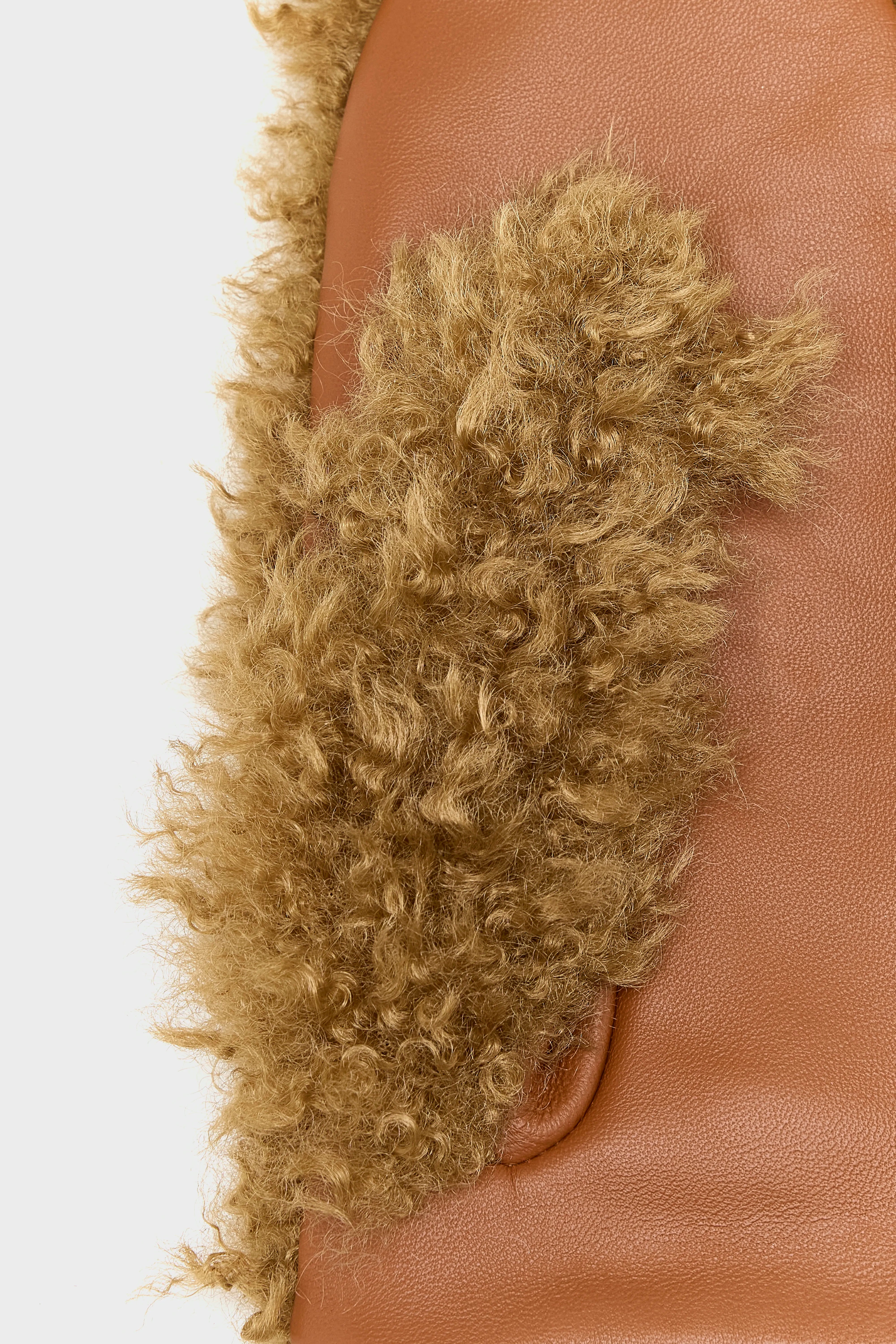 Madina wanten van imitatie shearling (252 / W / TOFFEE)