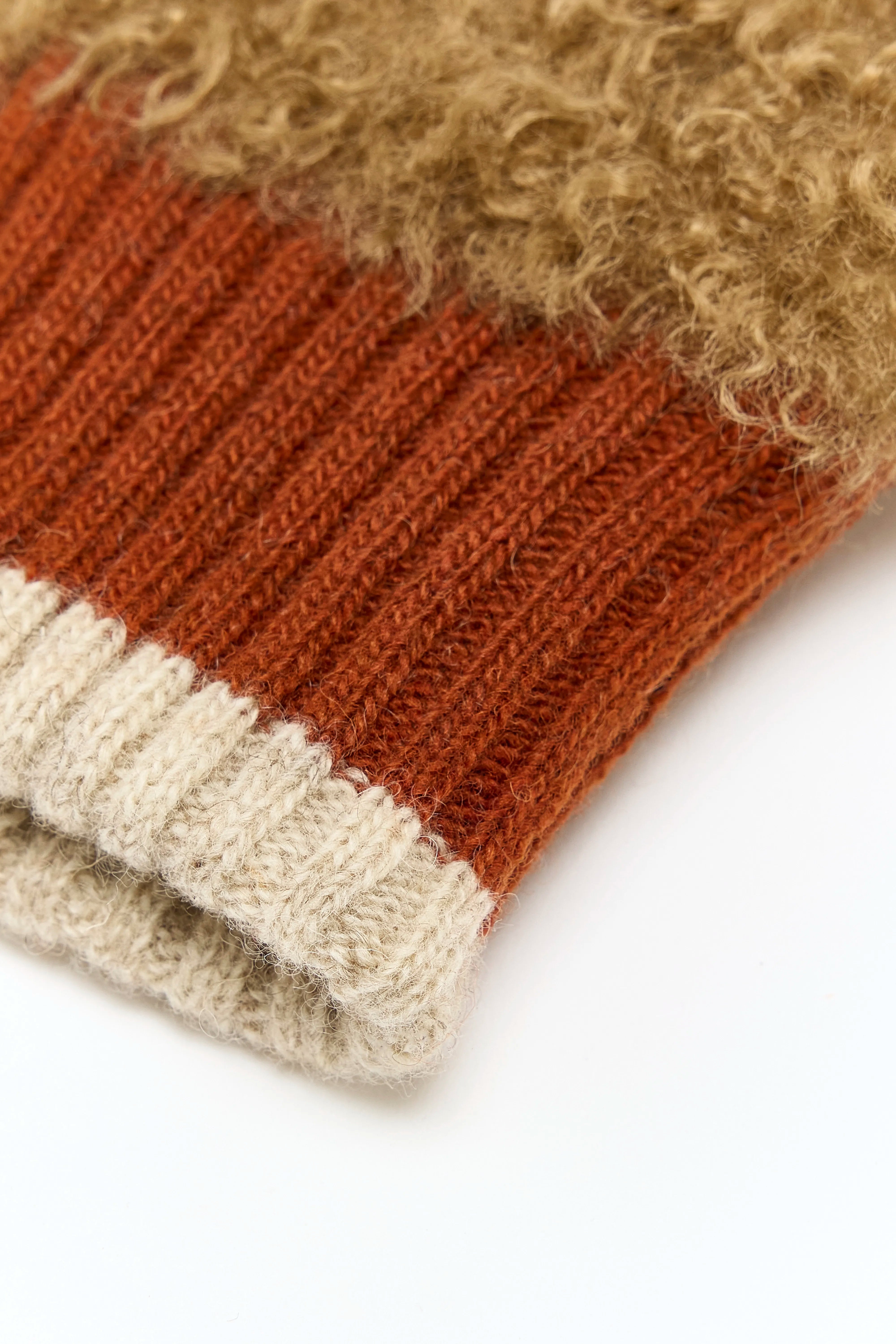 Madina wanten van imitatie shearling (252 / W / TOFFEE)